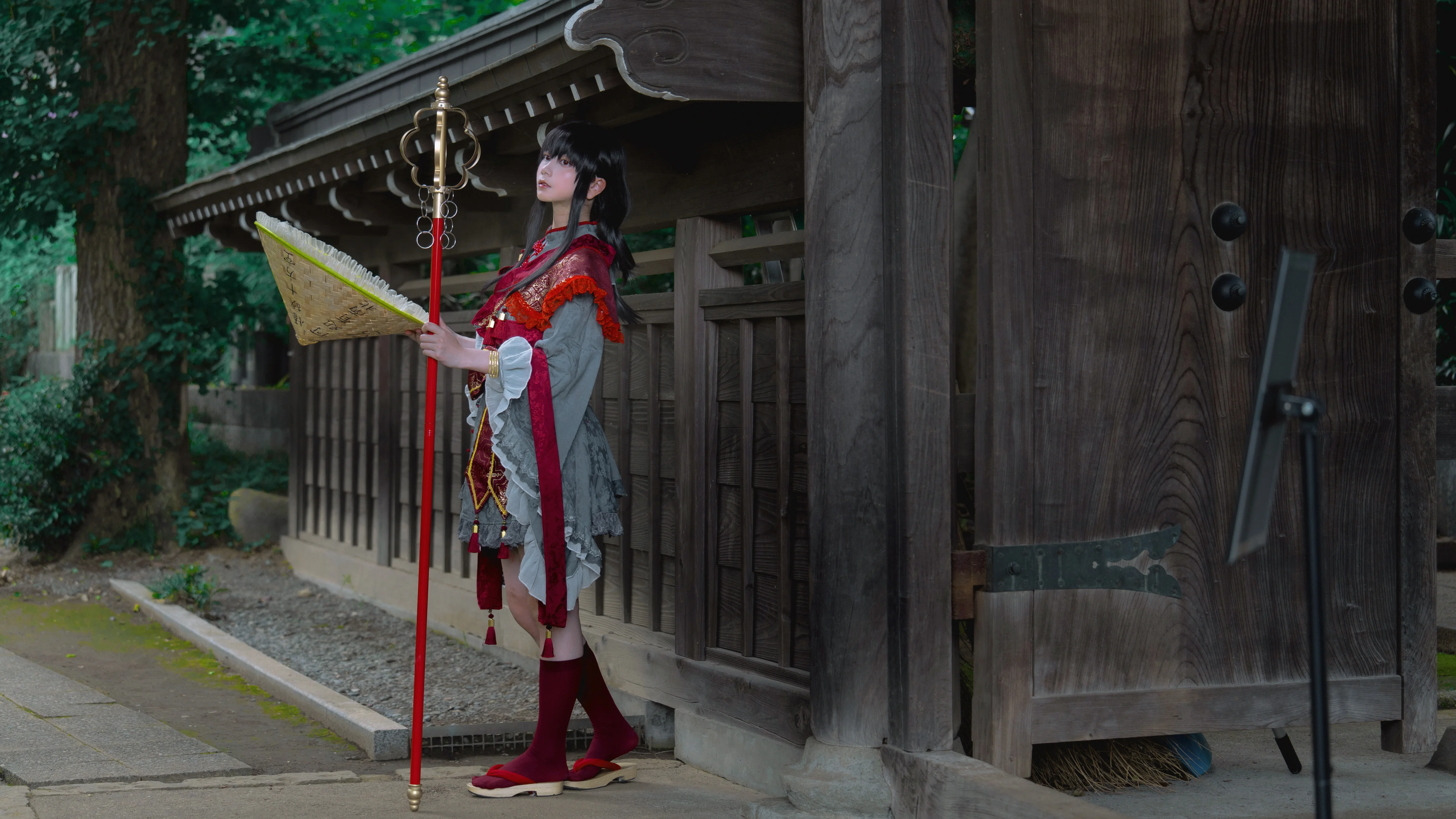 【矢田寺成美cos】紫阳花季的行者，漫步石板路的朝圣之旅 - 第 9 张