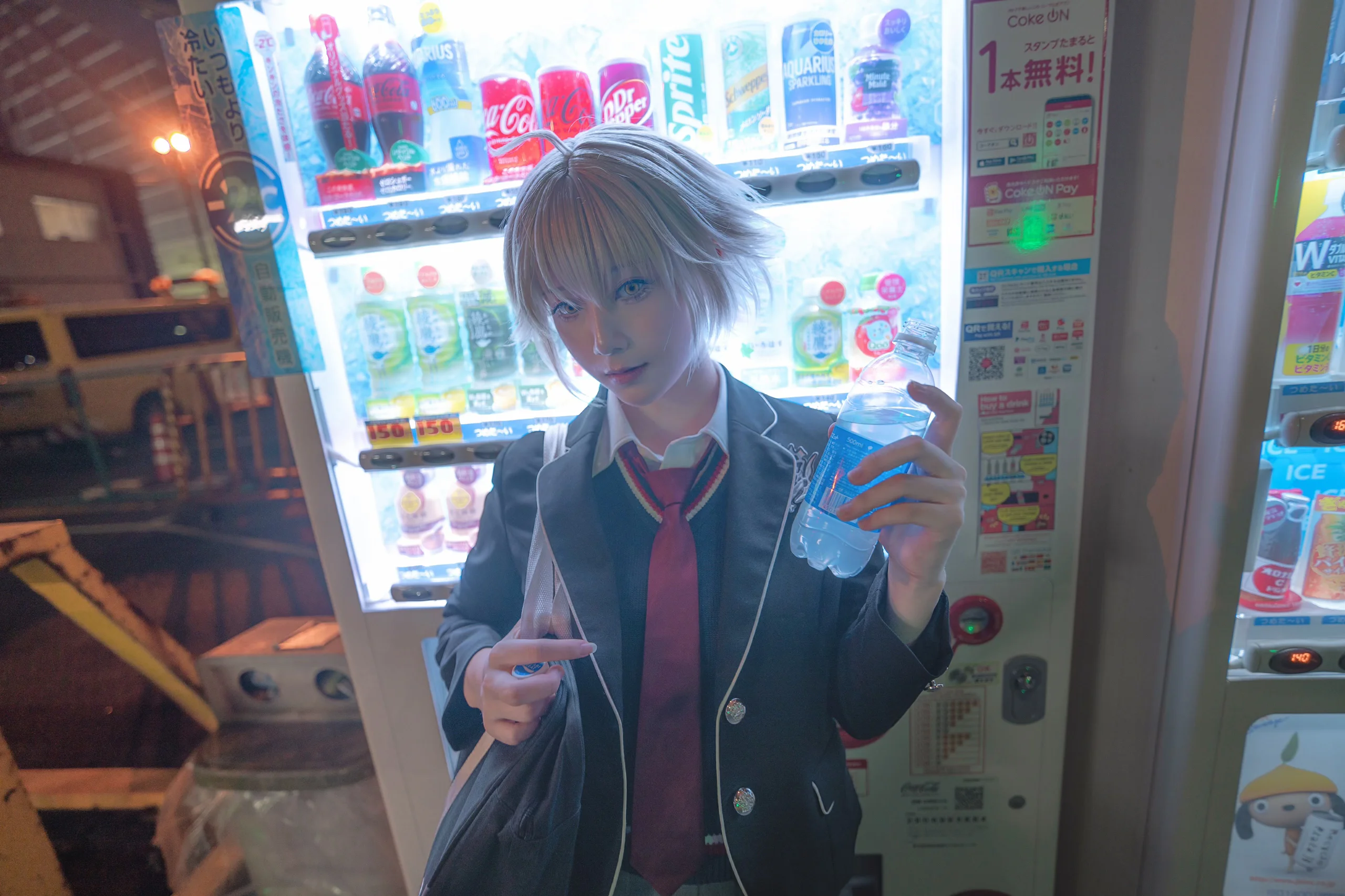 【黑贞cos】放课后的折田同学，夏服与都市黄昏的约会感 - 第 14 张