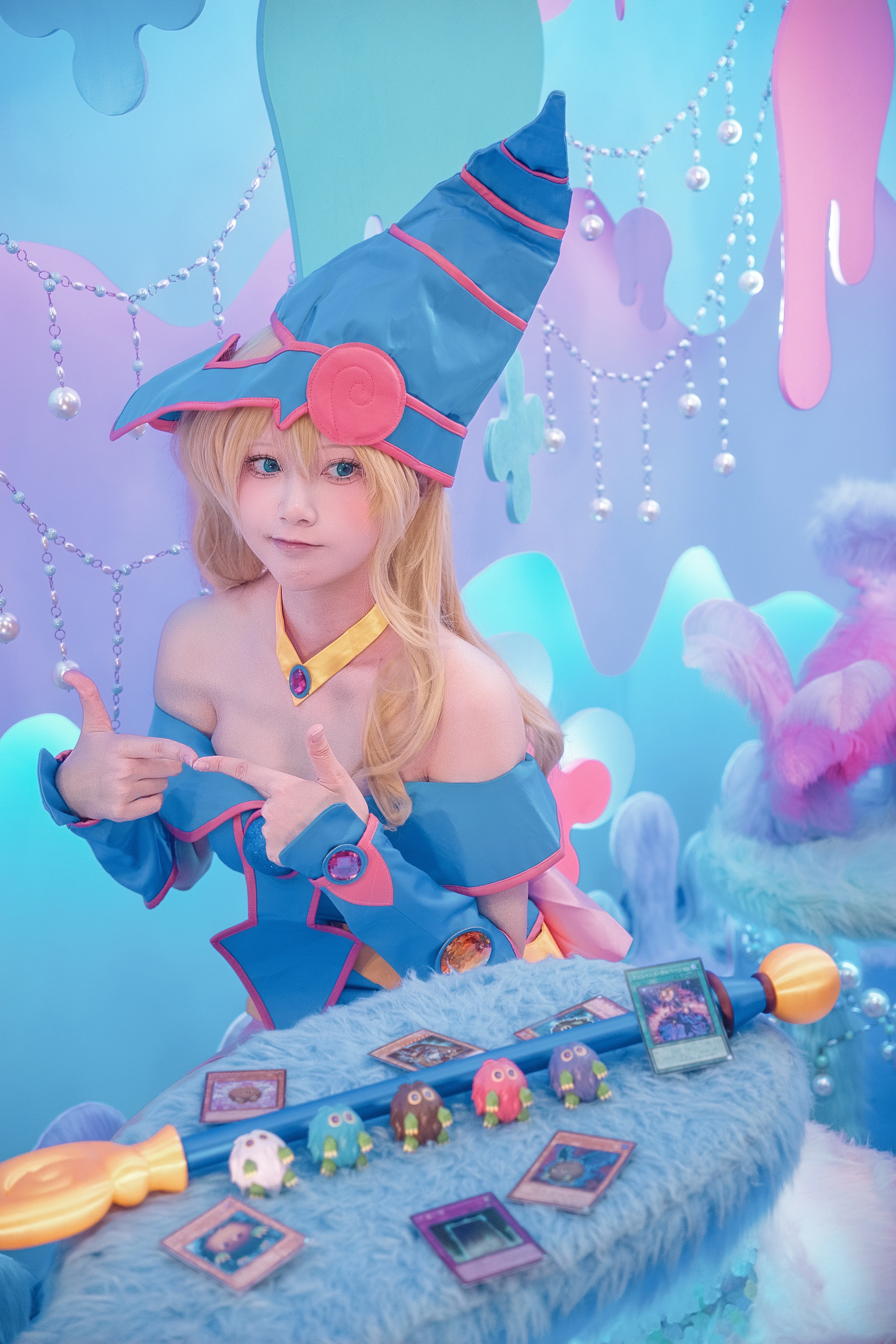 [Dark Magician Girl Cosplay] A Magic Night and a Wonderful Encounter with Linkuribohs - Image 1