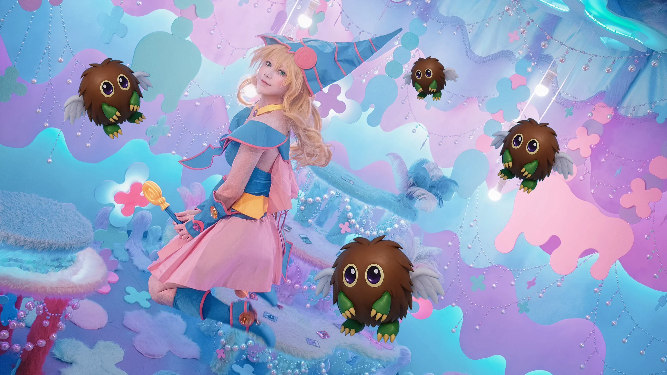 [Dark Magician Girl Cosplay] A Magic Night and a Wonderful Encounter with Linkuribohs - Image 12