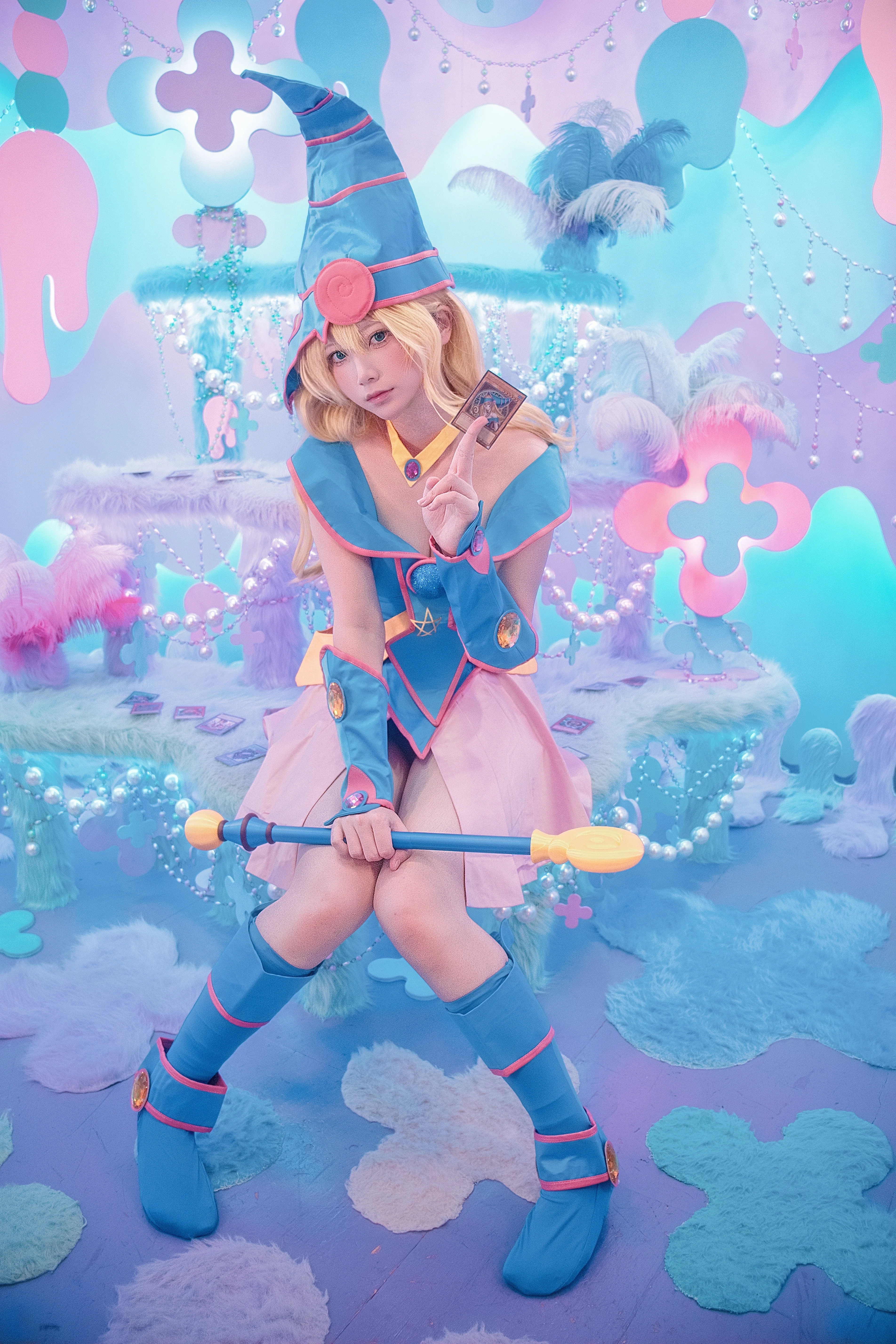 [Dark Magician Girl Cosplay] A Magic Night and a Wonderful Encounter with Linkuribohs - Image 8