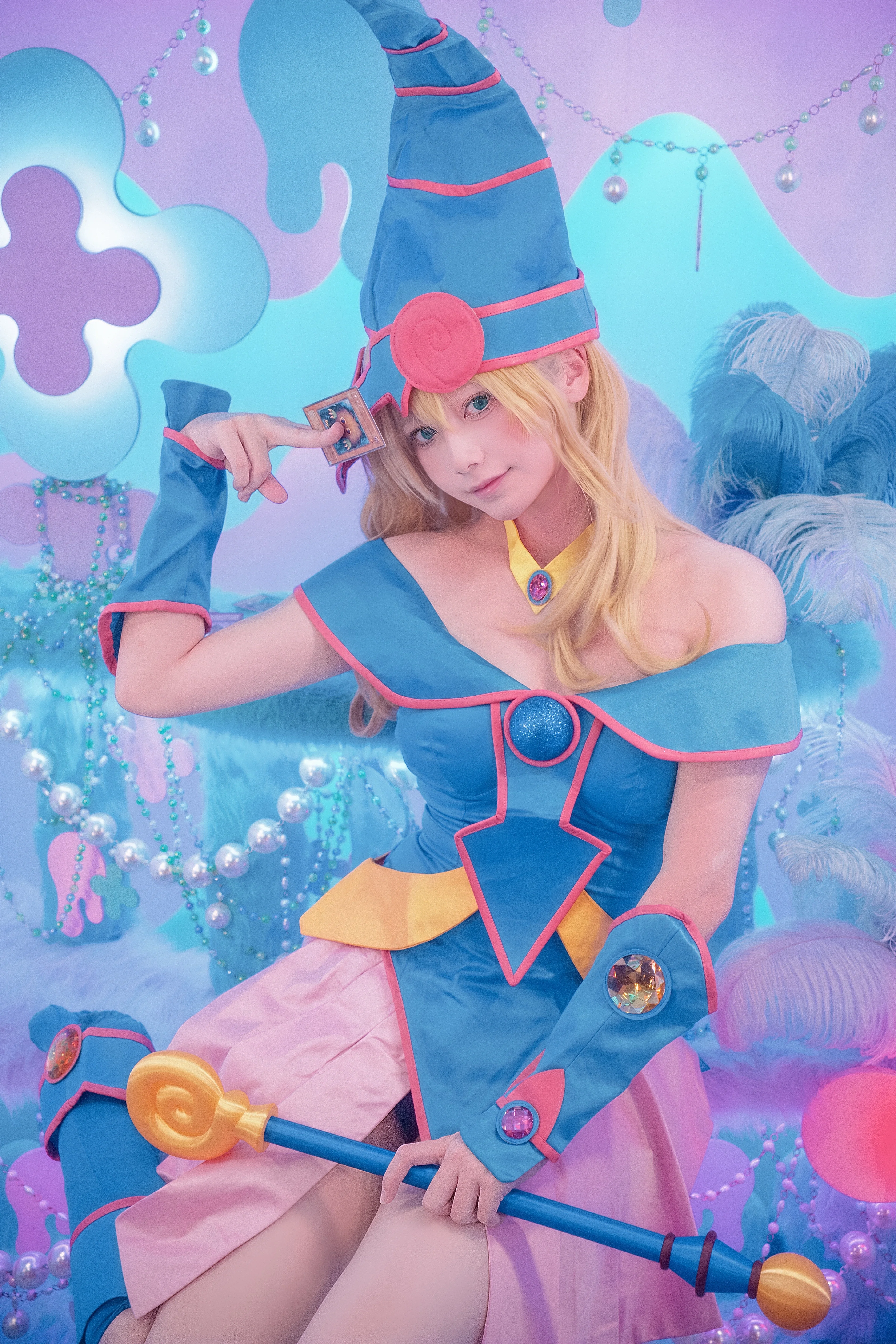 [Dark Magician Girl Cosplay] A Magic Night and a Wonderful Encounter with Linkuribohs - Image 9