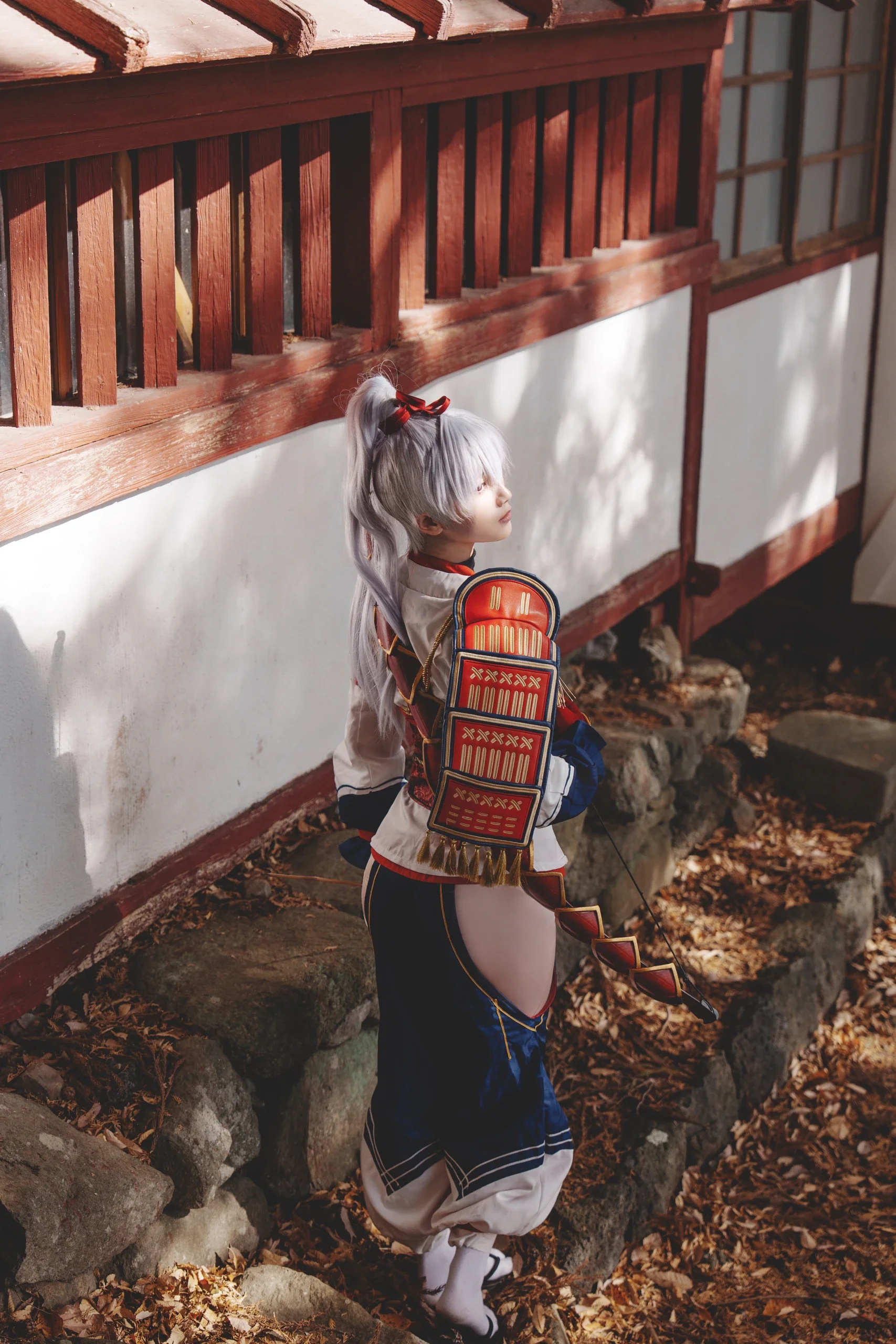 【巴御前cos】FGO一骑当千的英灵降临现实，雪山与水畔的飒爽魅力 - 第 3 张