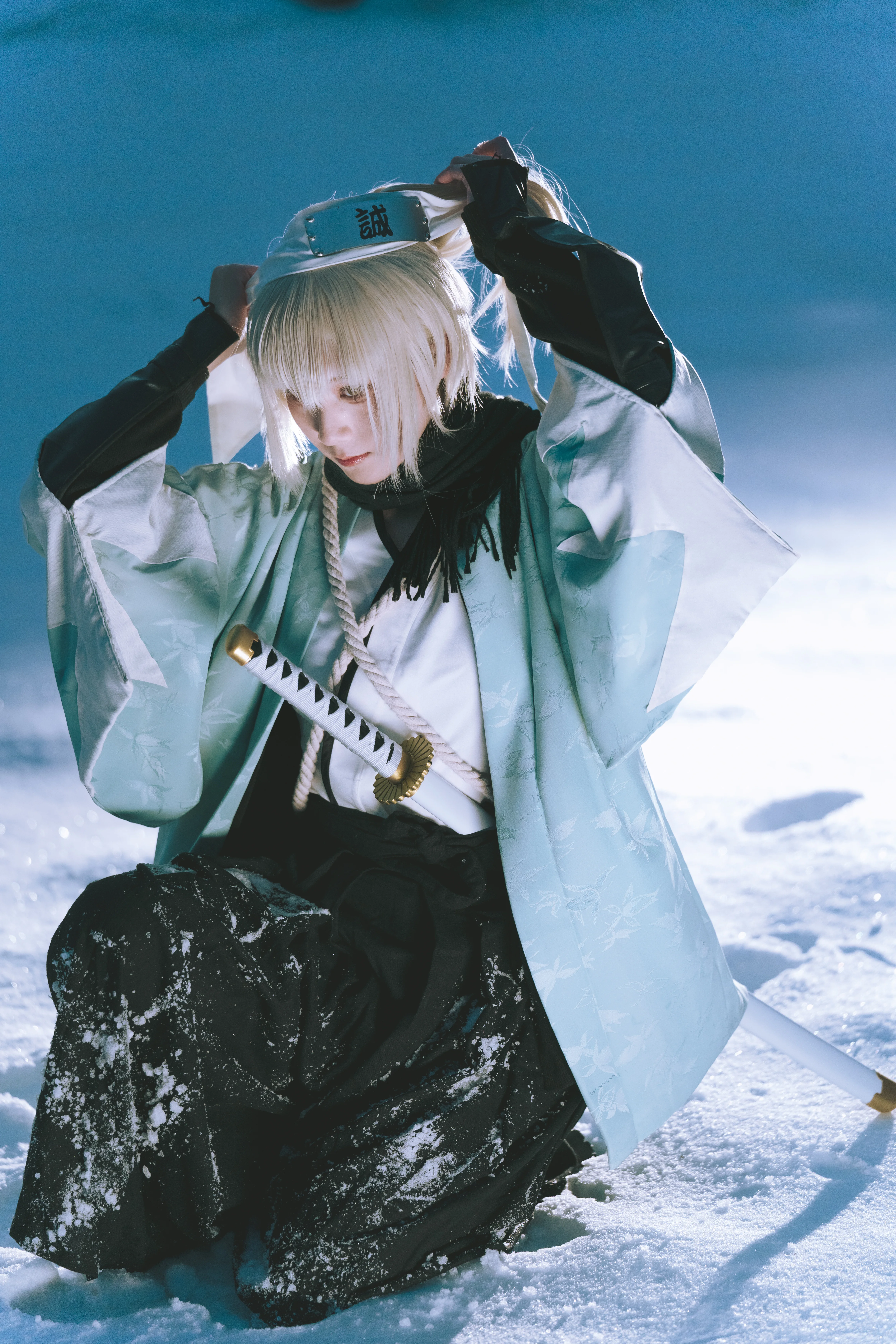 蓝调时刻下，cosplay与静谧光影的相遇 - 第 2 张