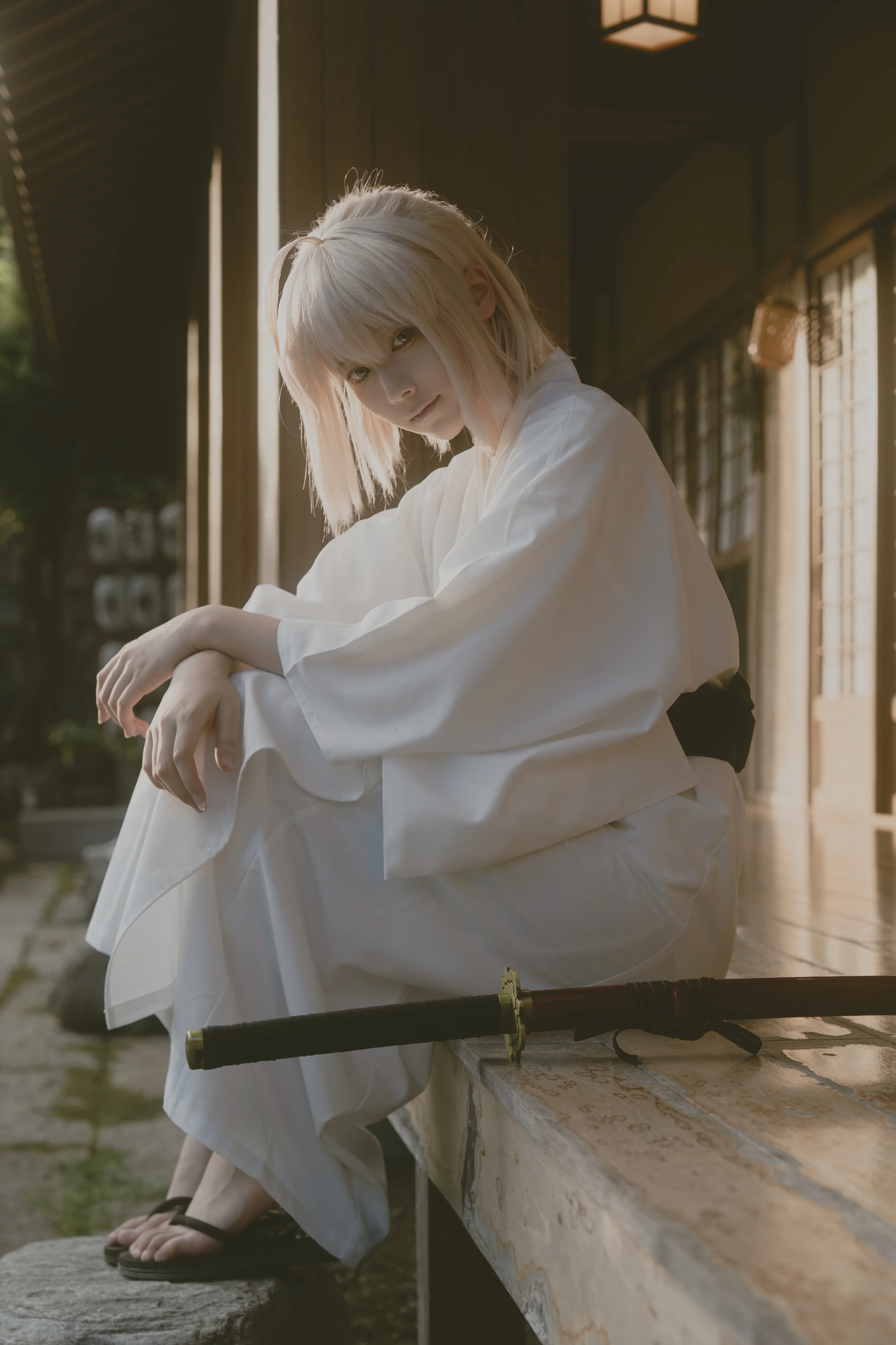 【沖田總司cos】薄暮庭院下，揮劍的瞬間。 - 第 15 張