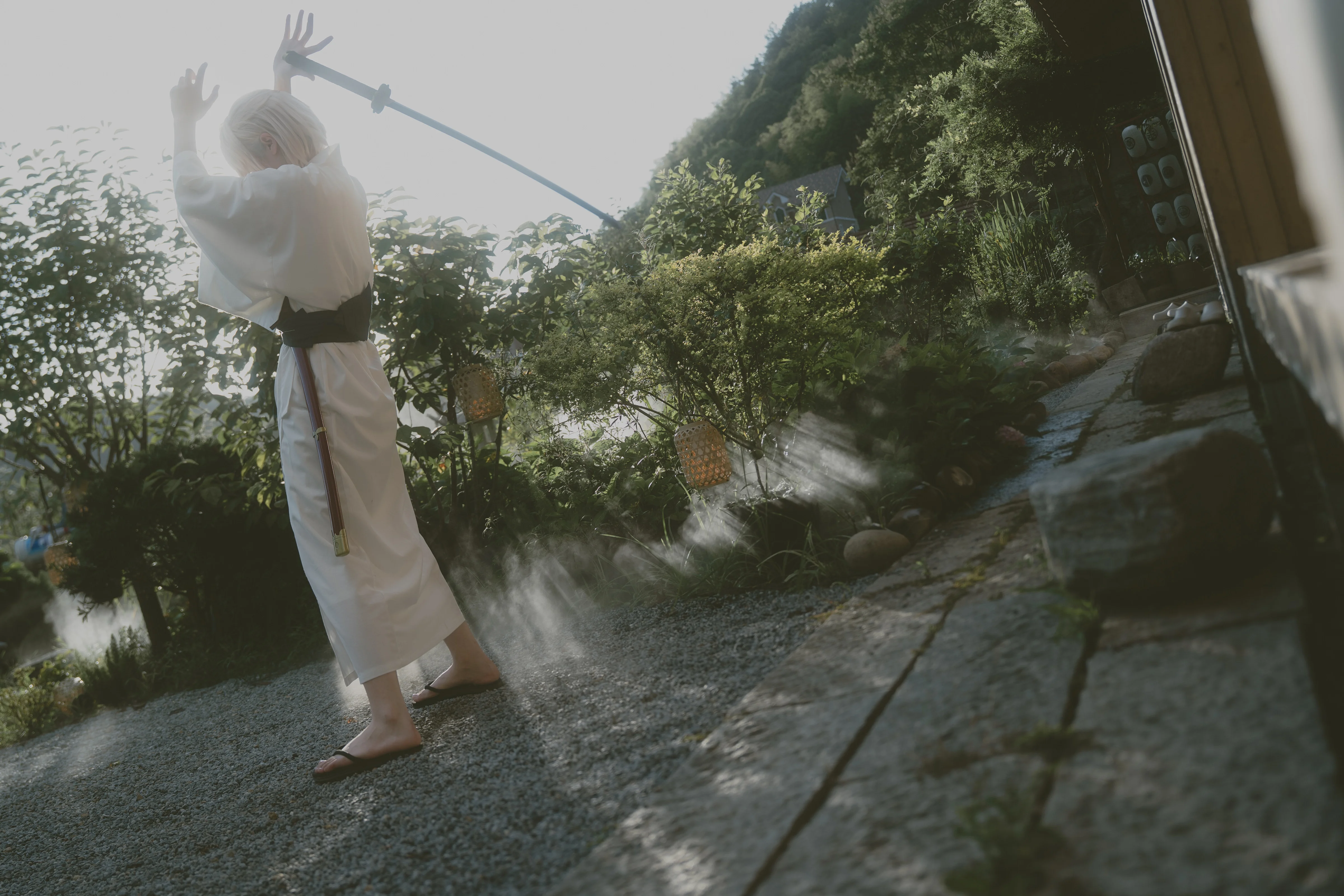 【沖田總司cos】薄暮庭院下，揮劍的瞬間。 - 第 9 張