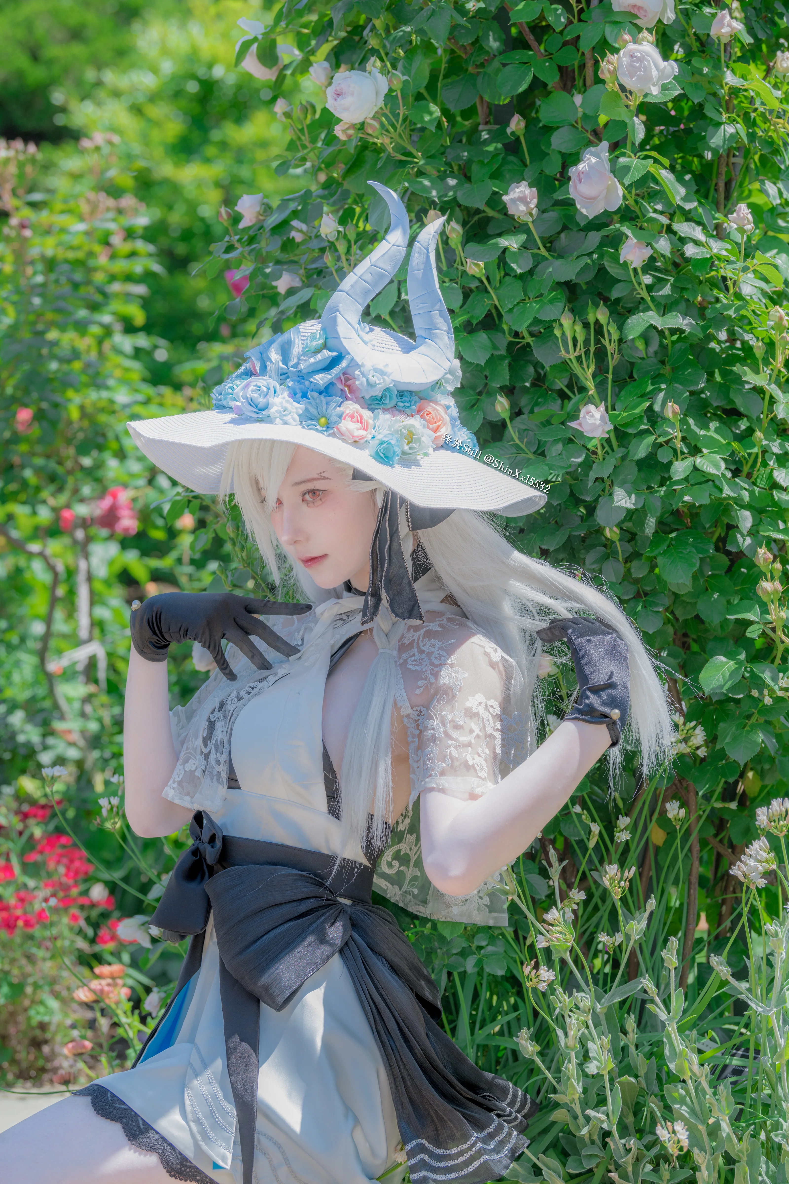 【奥尔加玛丽cos】Fate/Grand Order的所长，在玫瑰园里等待卡池开启