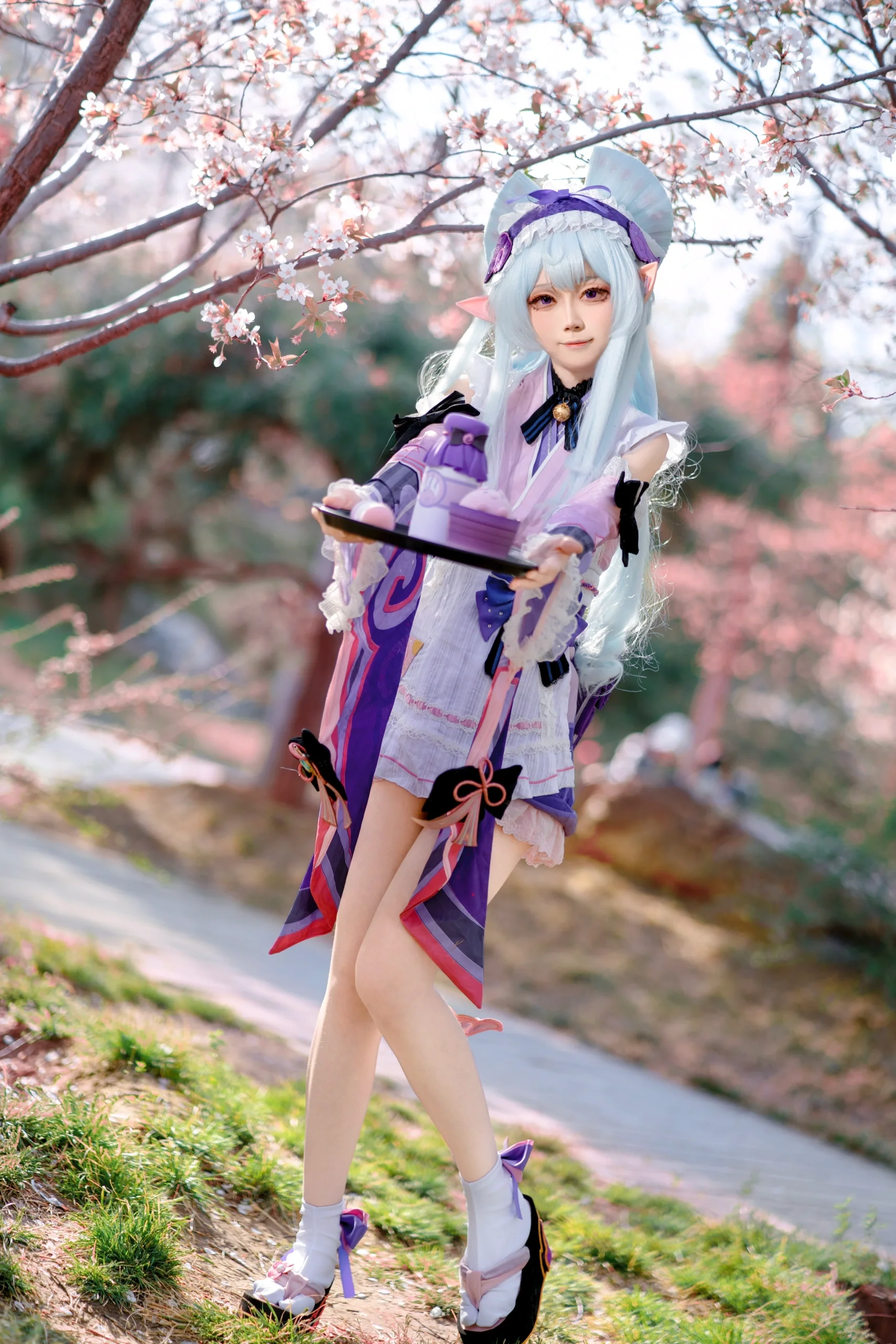 【夢見月瑞希cos】原神啟動，玉淵潭櫻花下的春日夢幻 - 第 5 張
