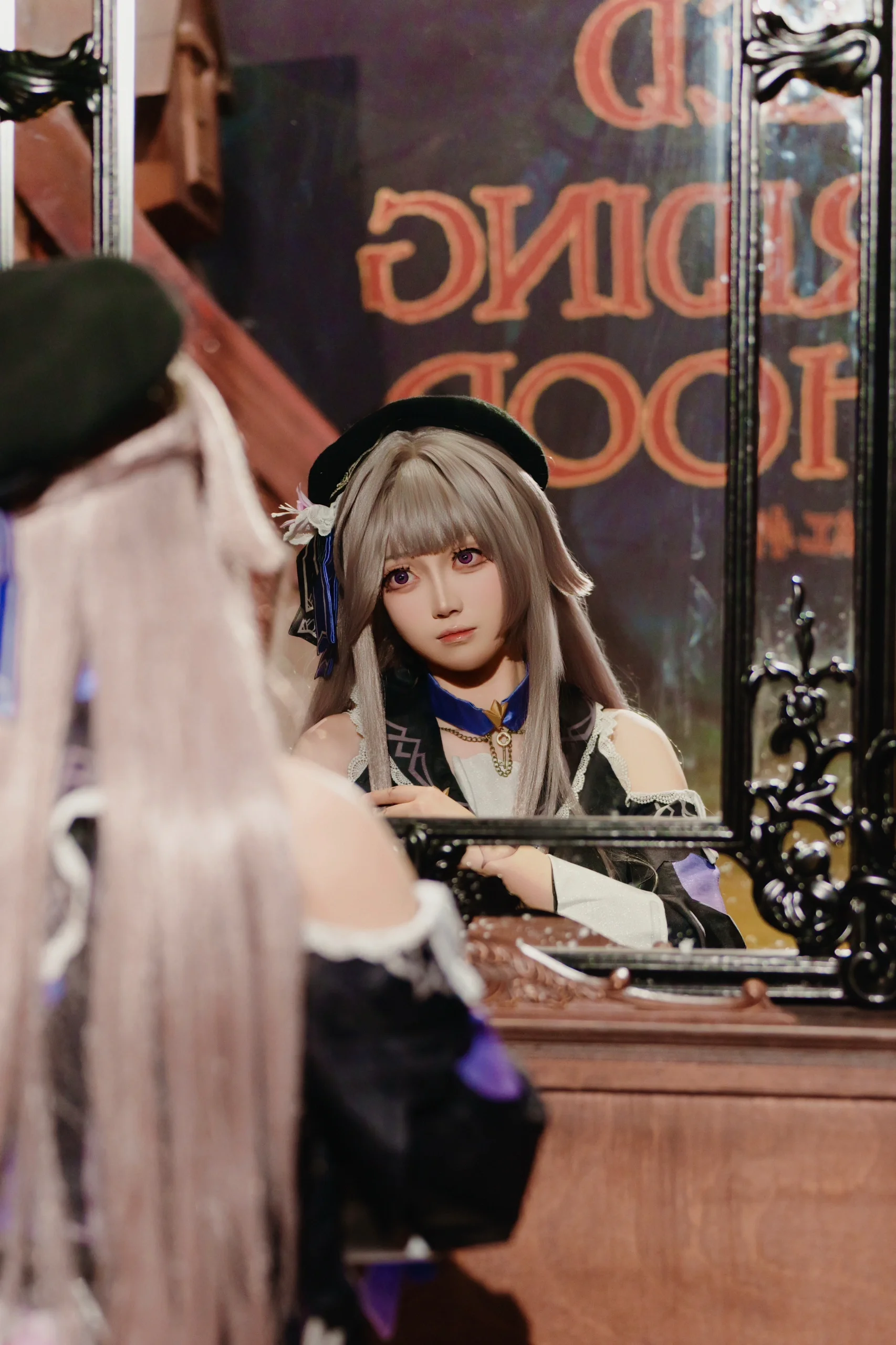 【黑塔cos】镜面探寻，崩坏星穹铁道的优雅神秘瞬间 - 第 4 张