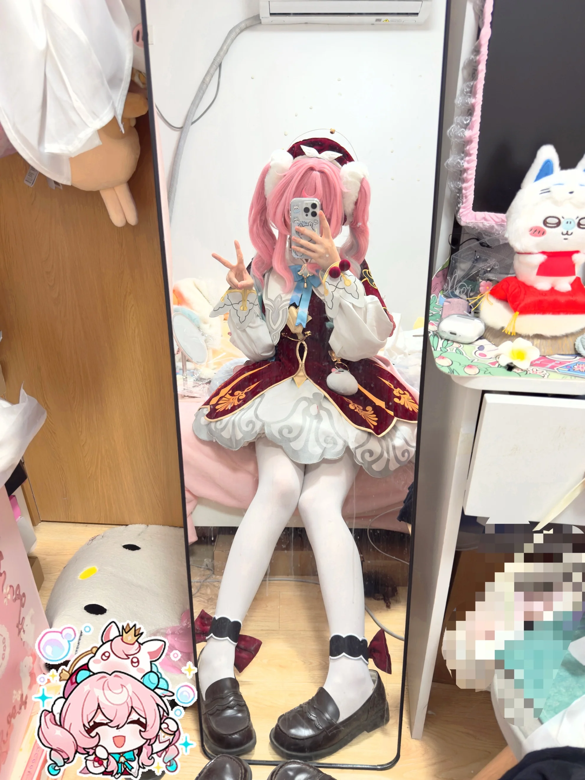 [Hyacinthia Cosplay] Honkai: Star Rail—Absolutely In Love with This Pink Twin-Tails Look - Image 2