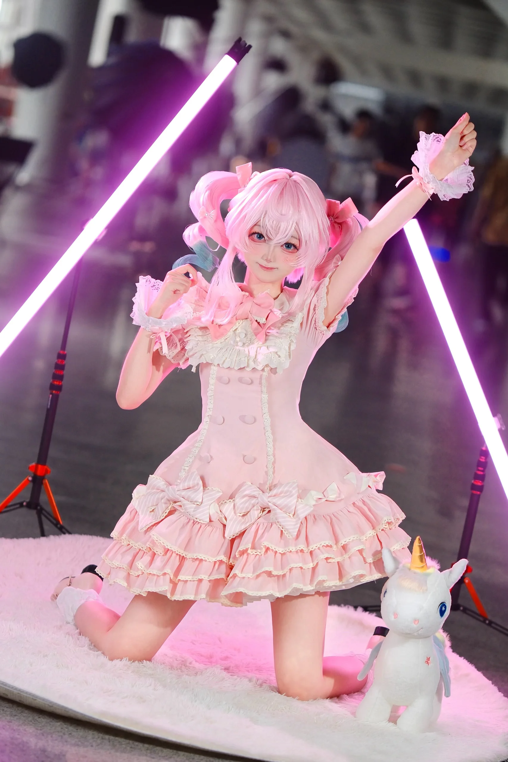 【风堇cos】崩坏星穹铁道里像小偶像一样闪闪发光的场照
