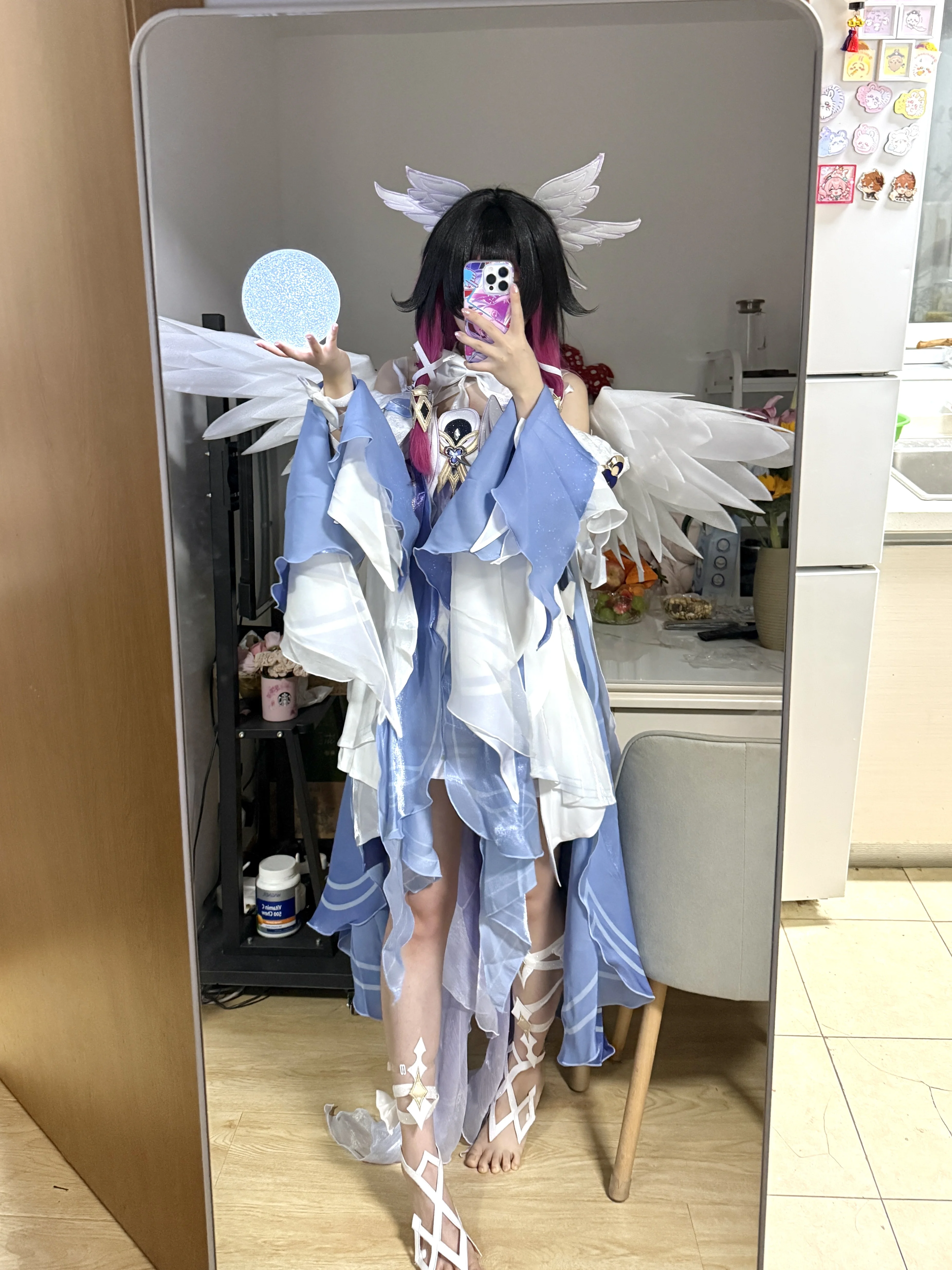 【哥伦比娅cos】原神少女的试衣难题与漫展担忧 - 第 3 张