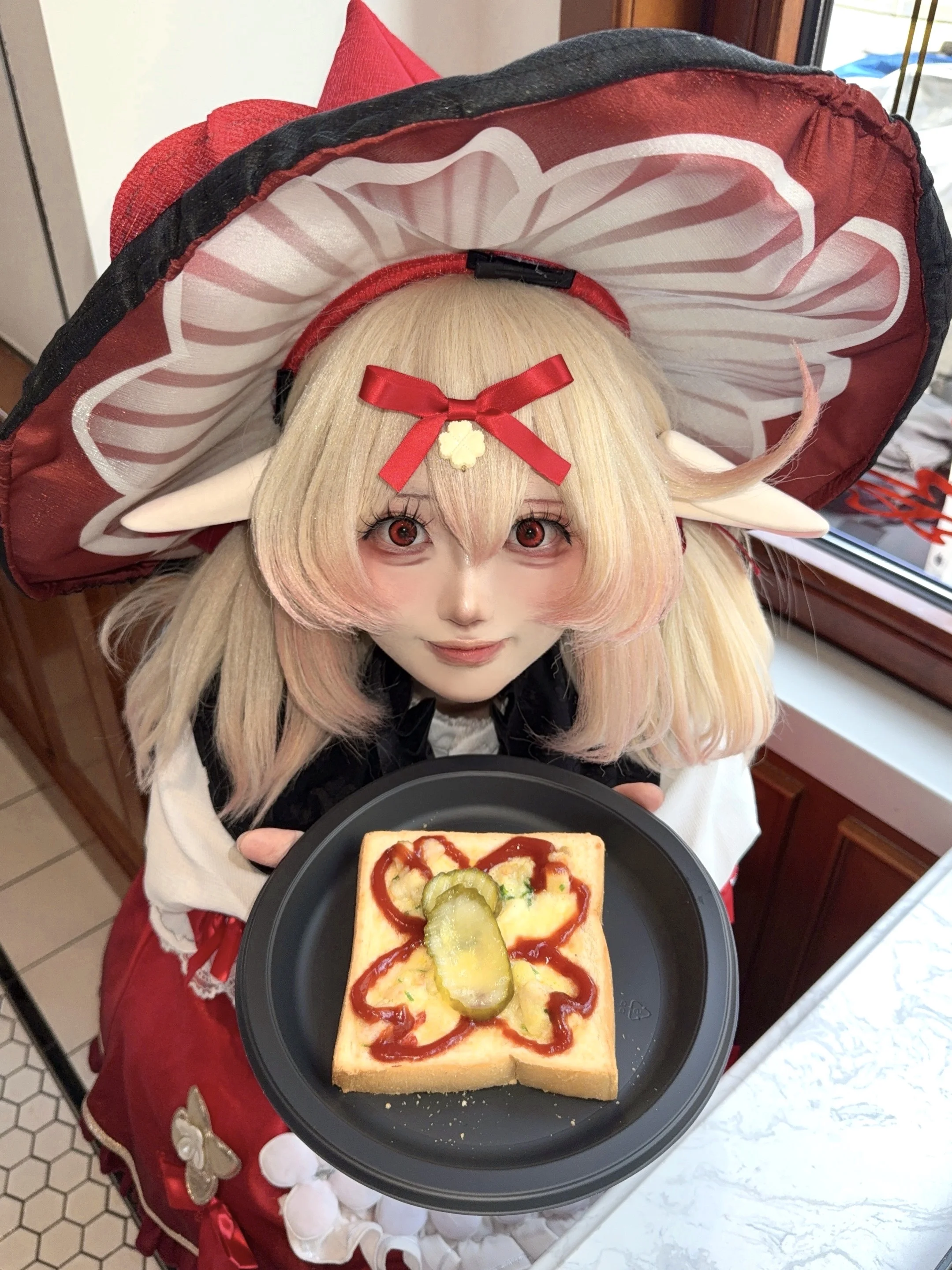 【可莉cos】请荣誉骑士姐姐品尝今日份的特色鱼香吐司 - 第 5 张