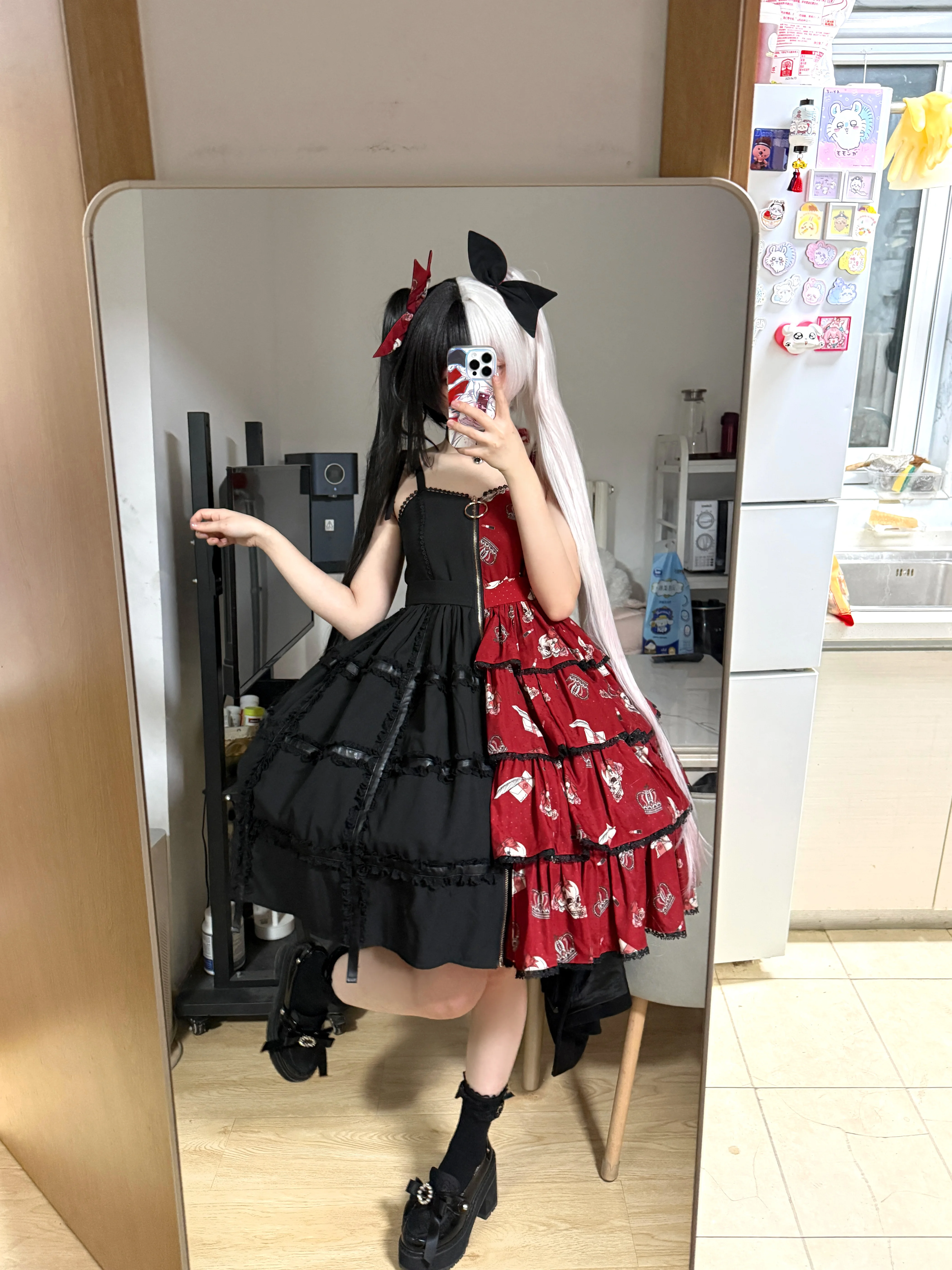 【花火cos】崩坏星穹铁道的火花大会，红黑撞色私设试衣