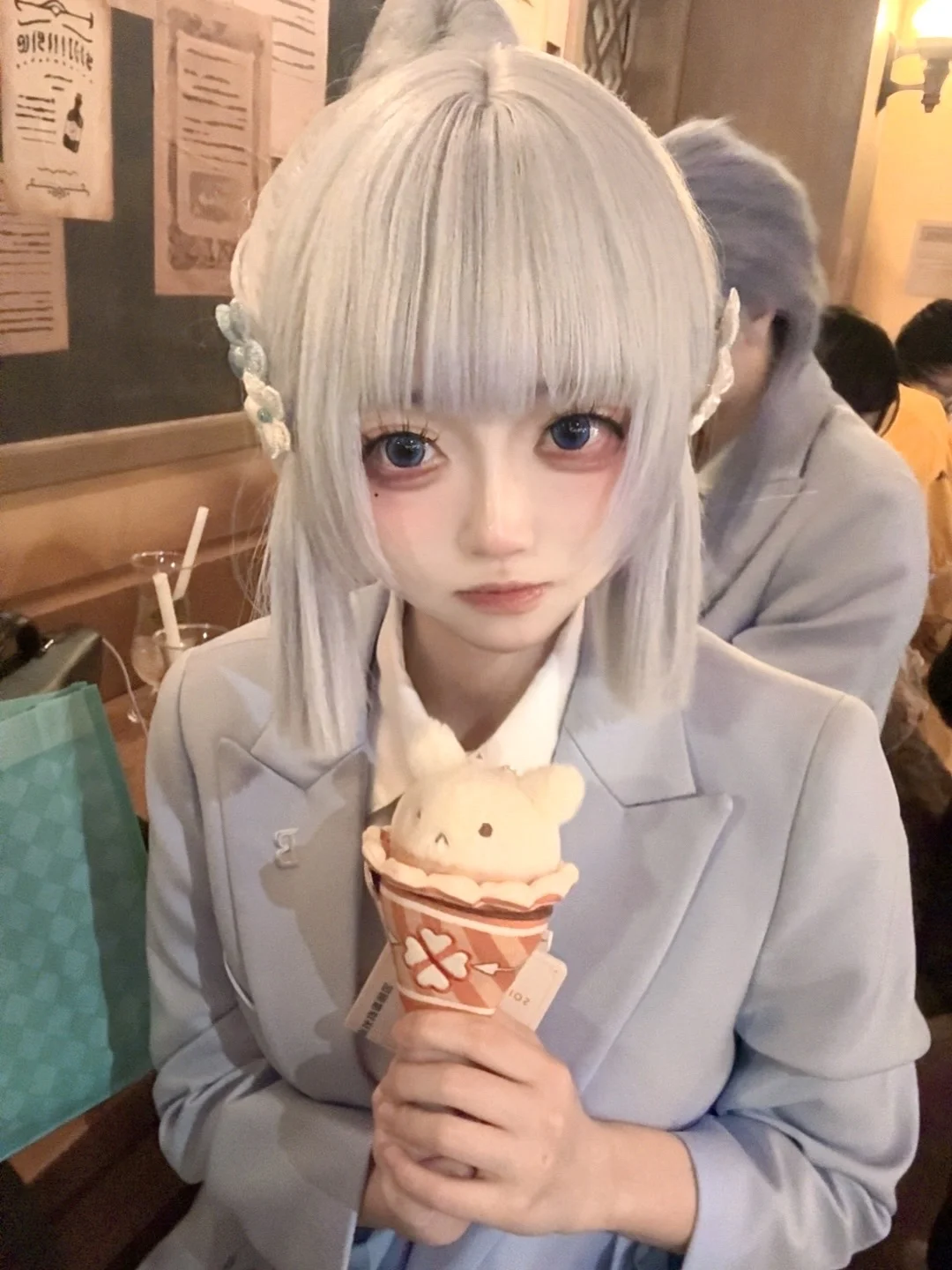 【神里绫华cos】北京环球影城原神联动，蒙德城与可莉的治愈时刻