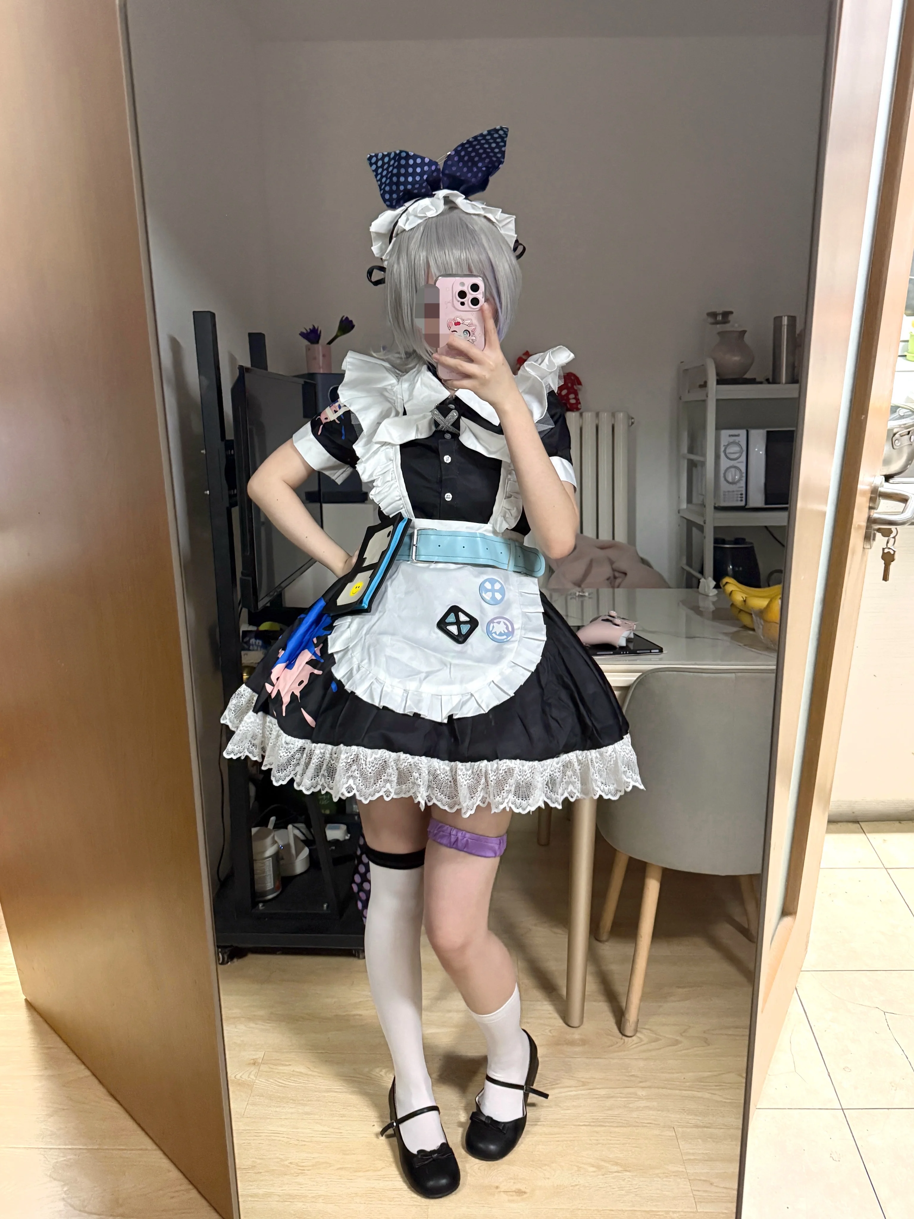 【银狼cos】崩坏星穹铁道女仆装试穿，玩得开心最重要 - 第 1 张