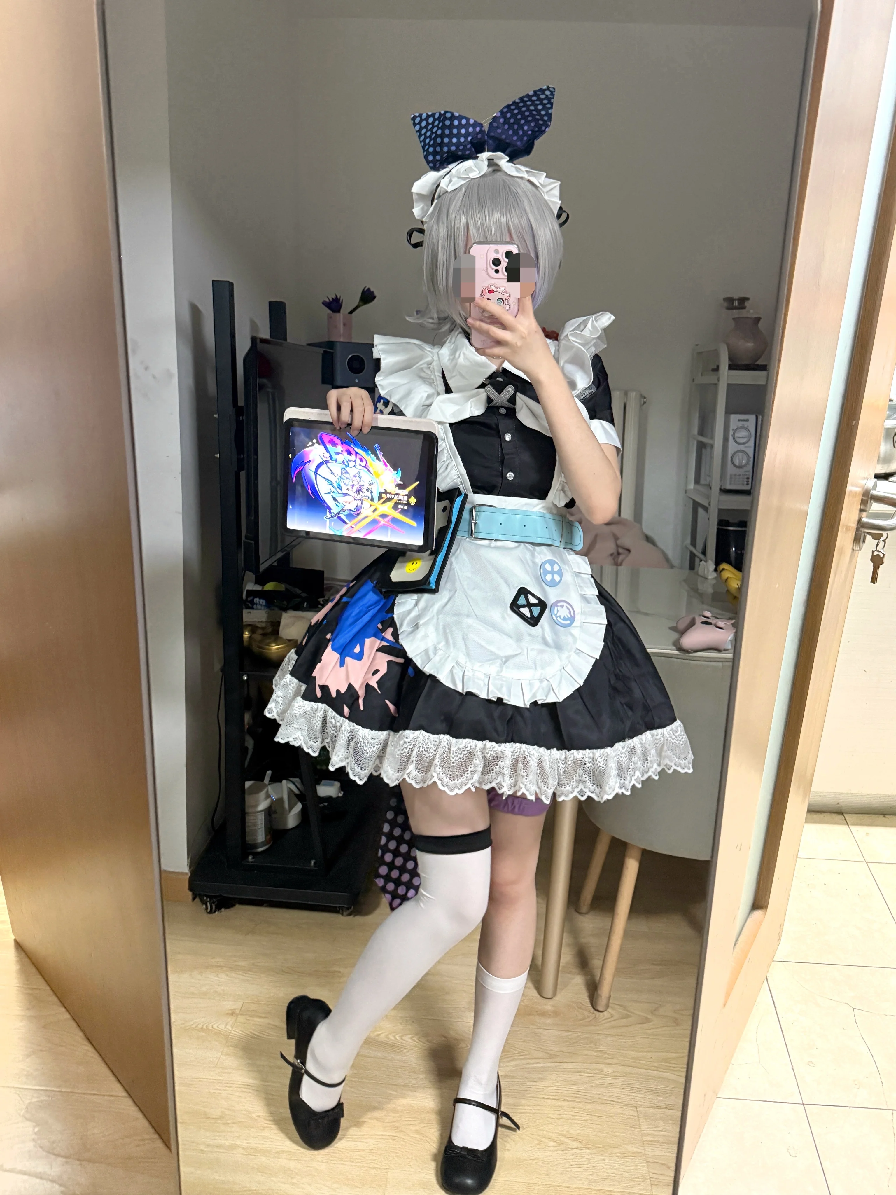 【银狼cos】崩坏星穹铁道女仆装试穿，玩得开心最重要 - 第 2 张