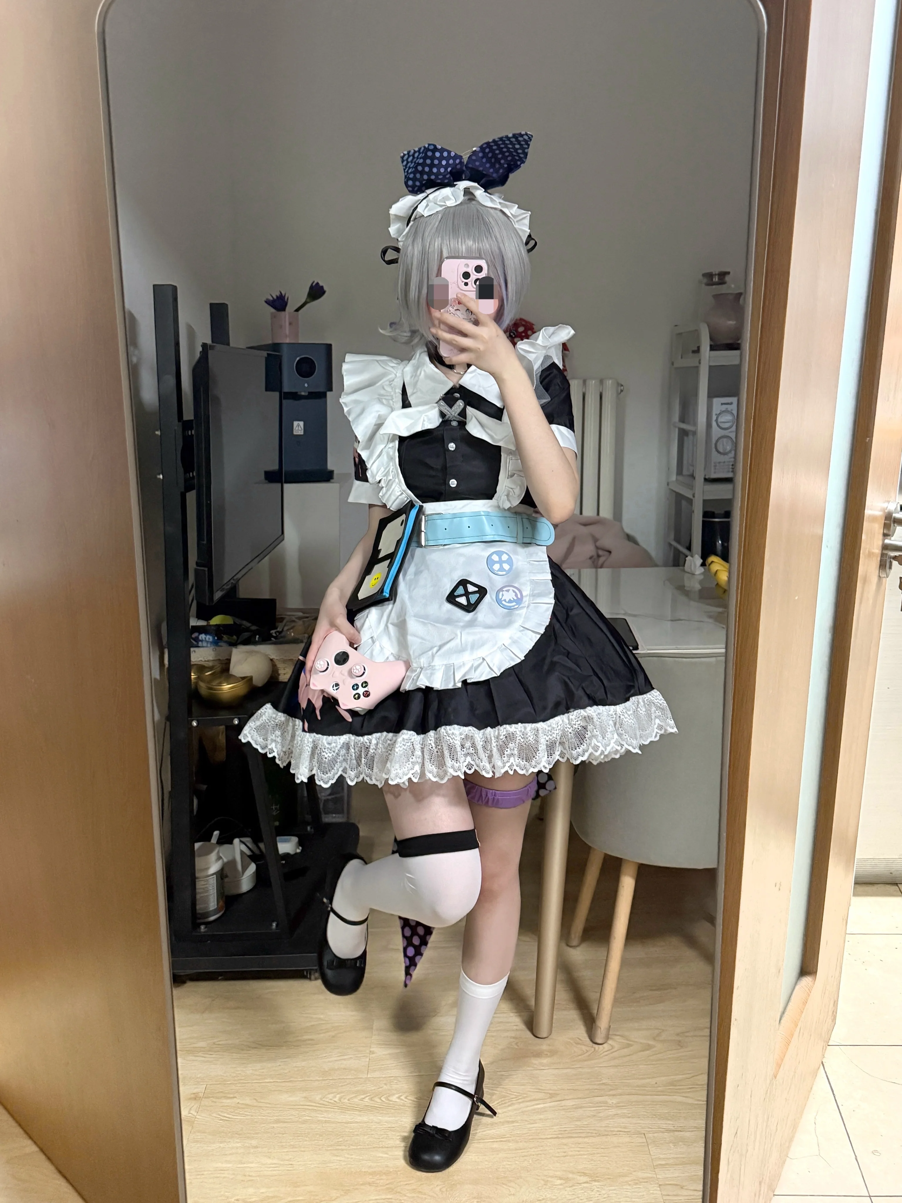 【银狼cos】崩坏星穹铁道女仆装试穿，玩得开心最重要