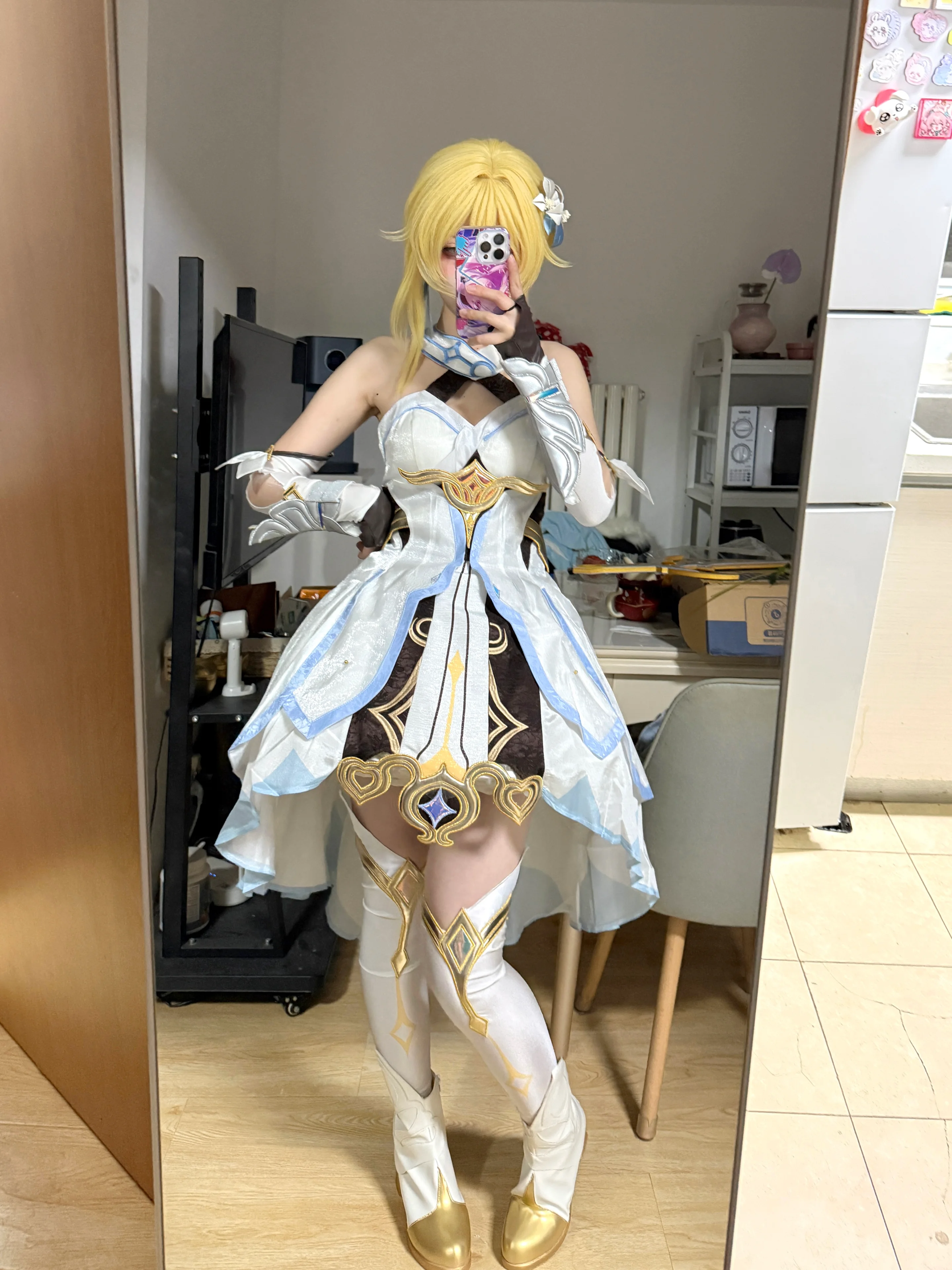 【荧cos】原神旅行者原皮试衣记录 - 第 1 张