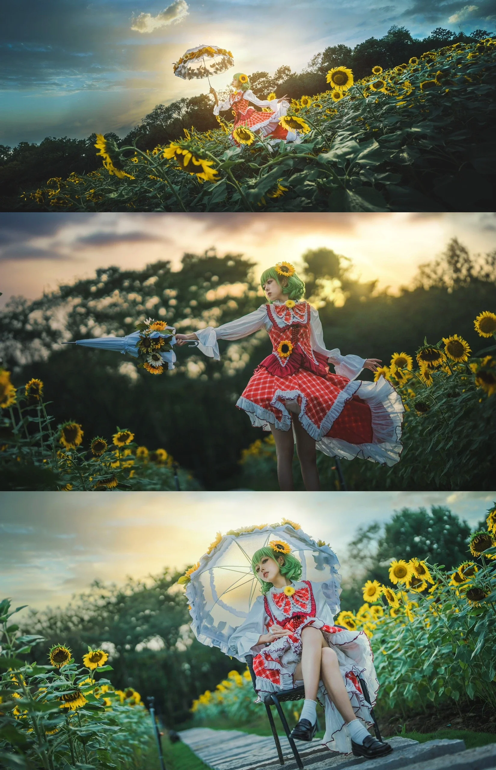 【風見幽香cos】東方project 向日葵花田裡的盛夏光影 - 第 1 張
