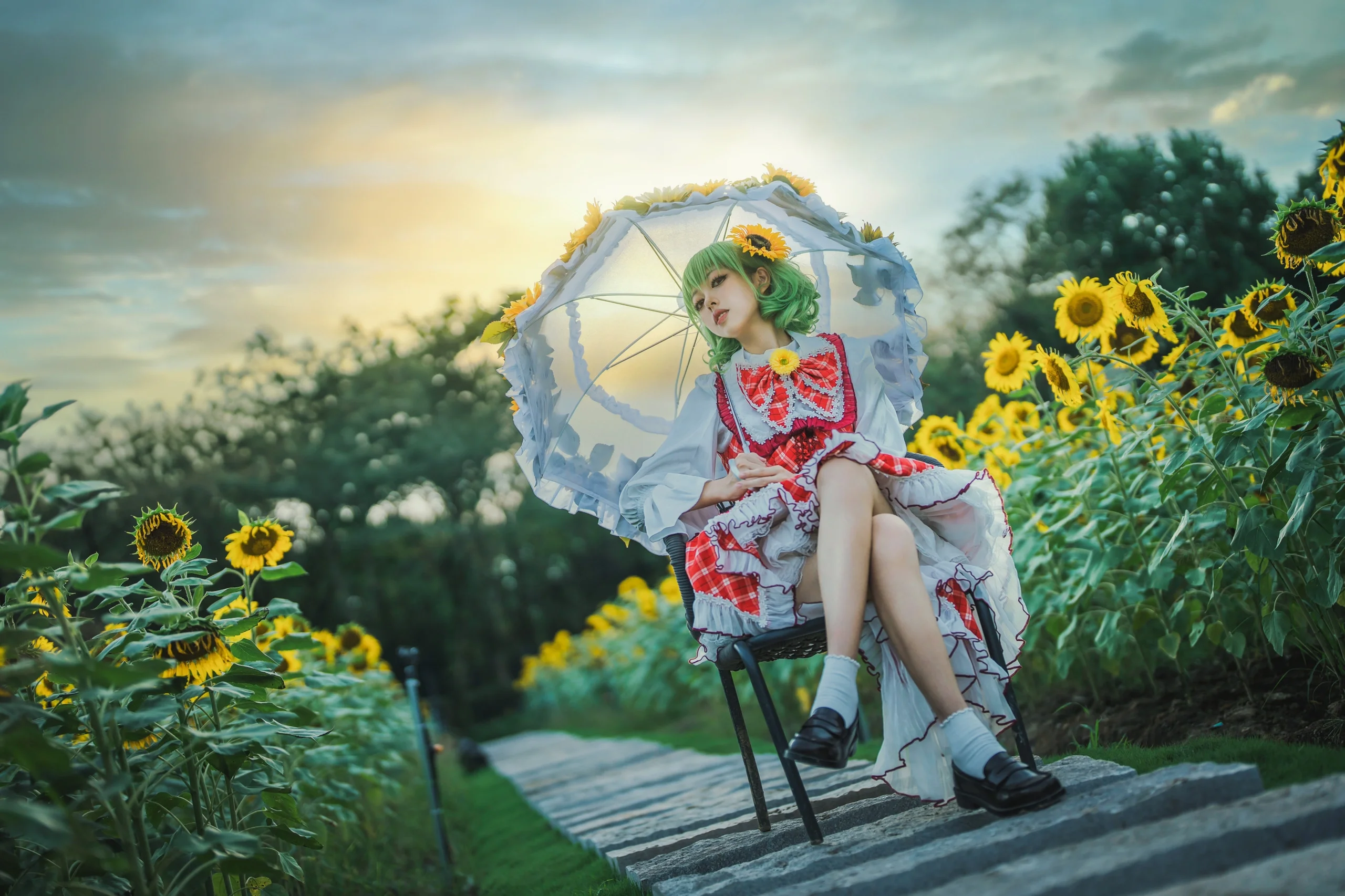 【风见幽香cos】东方project 向日葵花田里的盛夏光影
