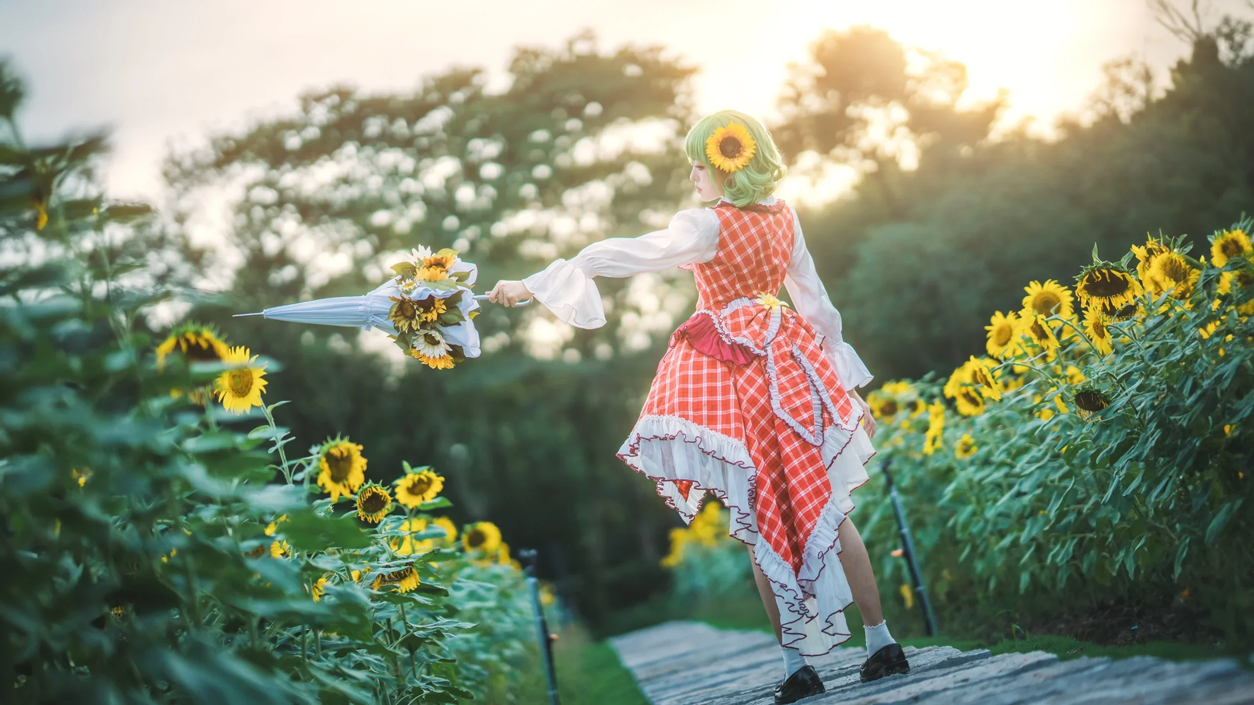 【風見幽香cos】東方project 向日葵花田裡的盛夏光影 - 第 4 張