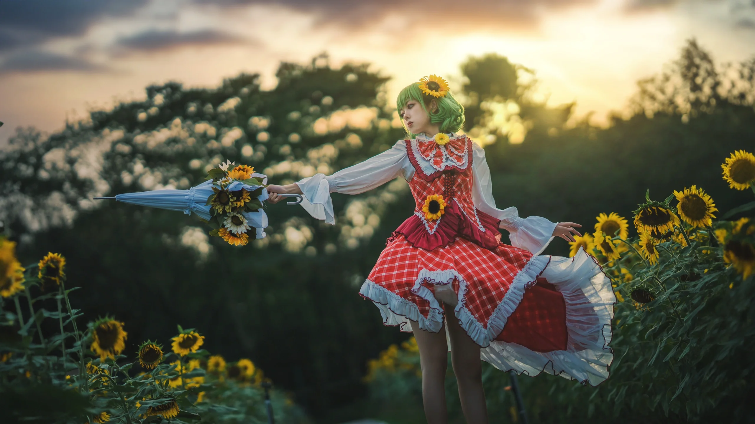 【風見幽香cos】東方project 向日葵花田裡的盛夏光影 - 第 5 張