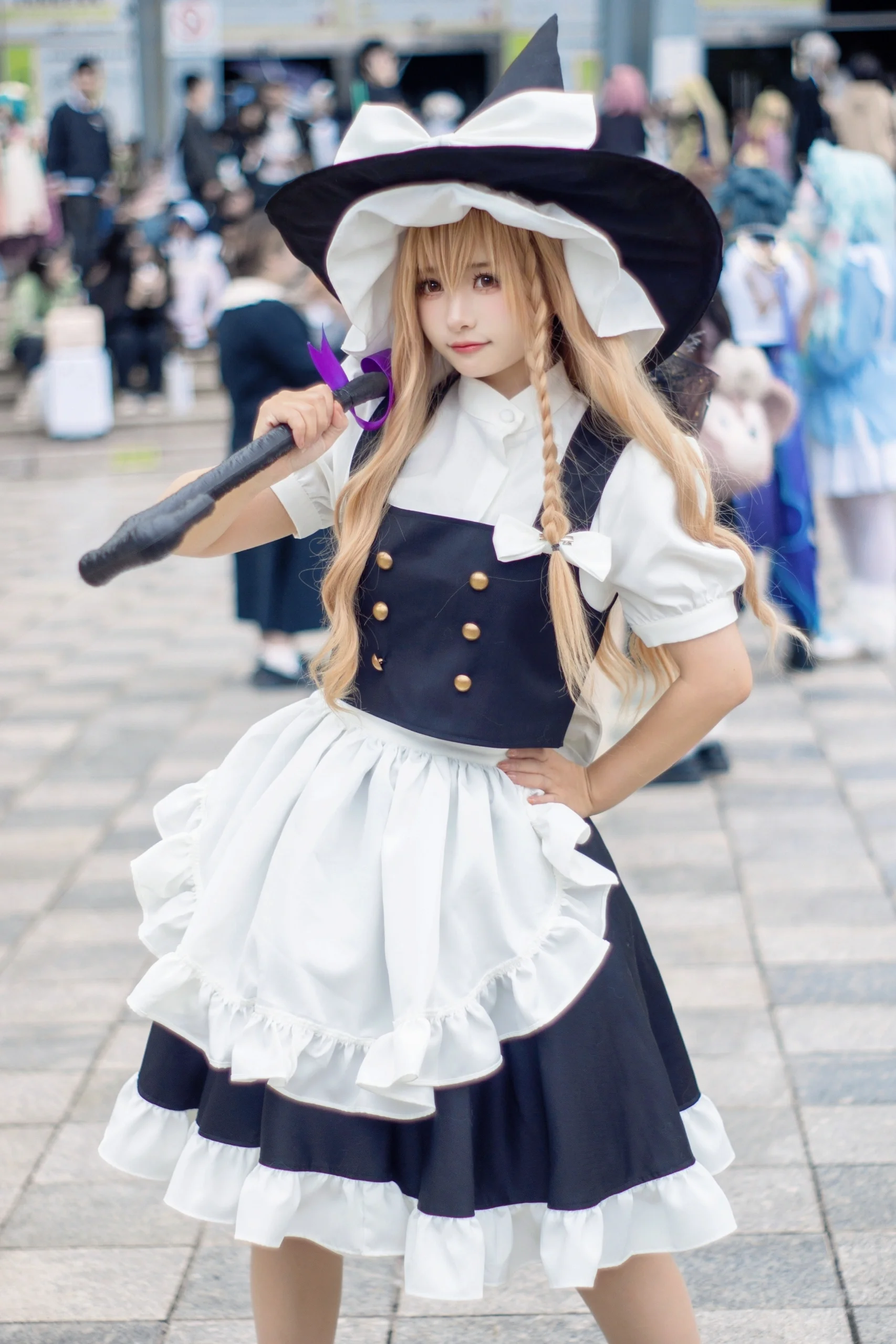 【霧雨魔理沙 コスプレ】原作設定魔理沙のイベント写真、クラシックはいつでも新鮮 - 6 枚目