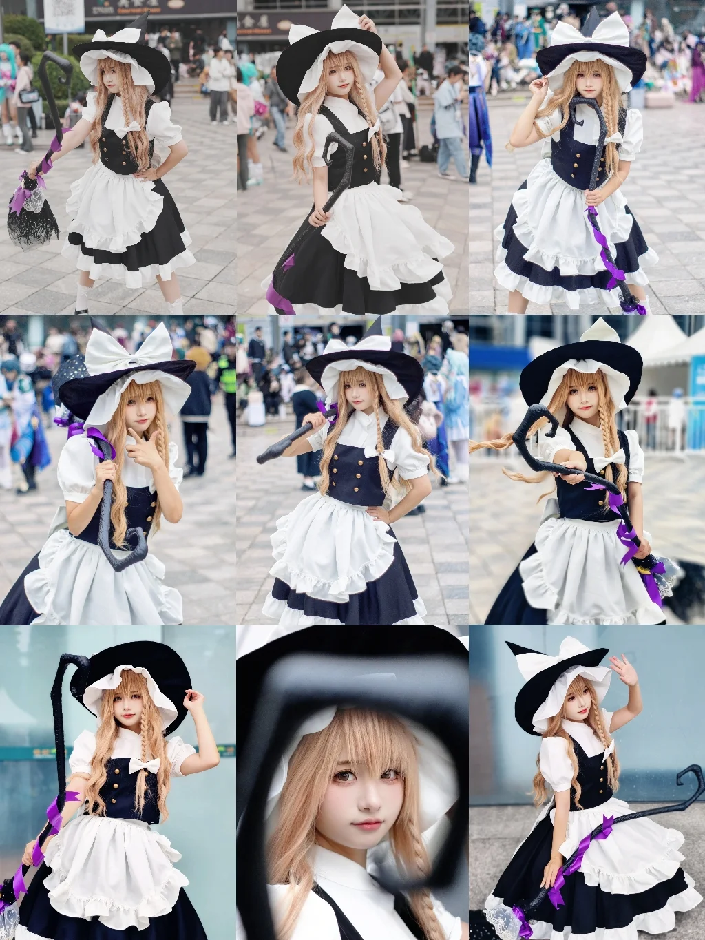 【雾雨魔理沙cos】东方project场照动作分享 - 第 1 张