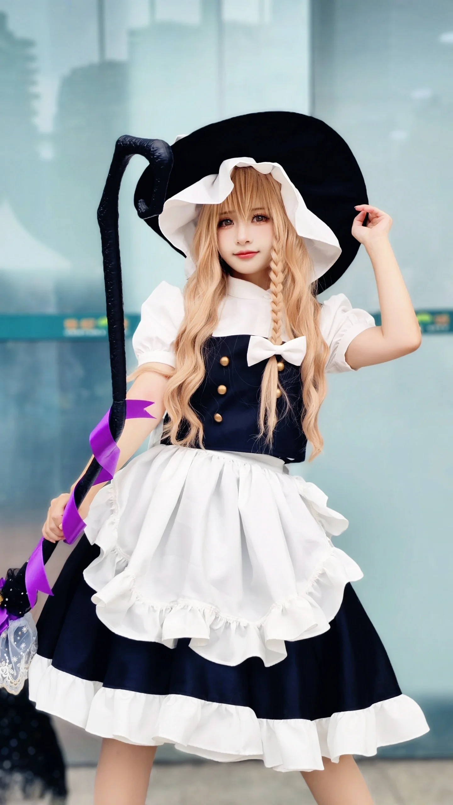 【雾雨魔理沙cos】东方project场照动作分享 - 第 12 张