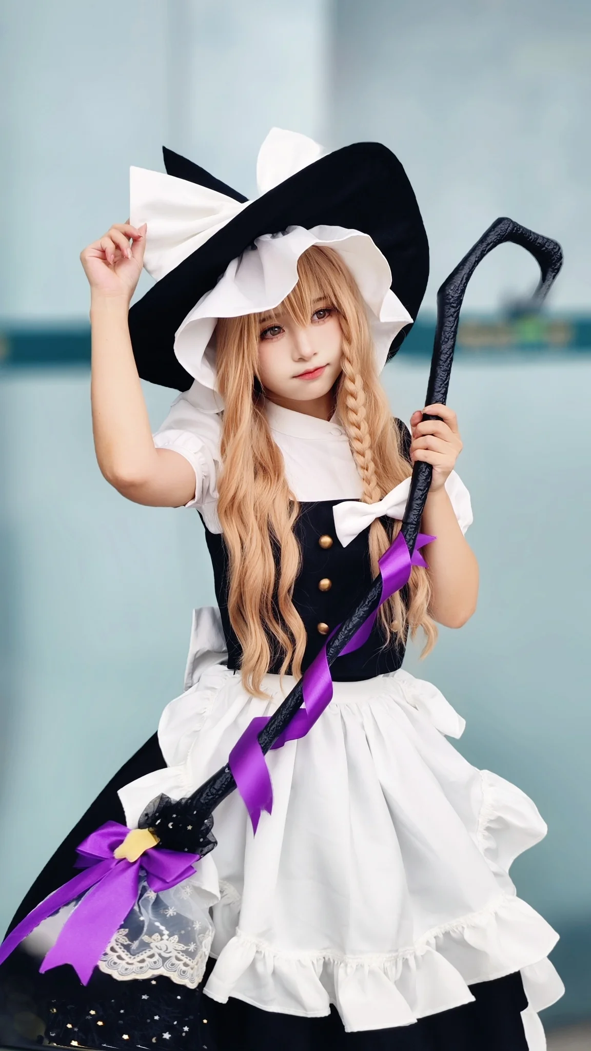 【雾雨魔理沙cos】东方project场照动作分享 - 第 13 张