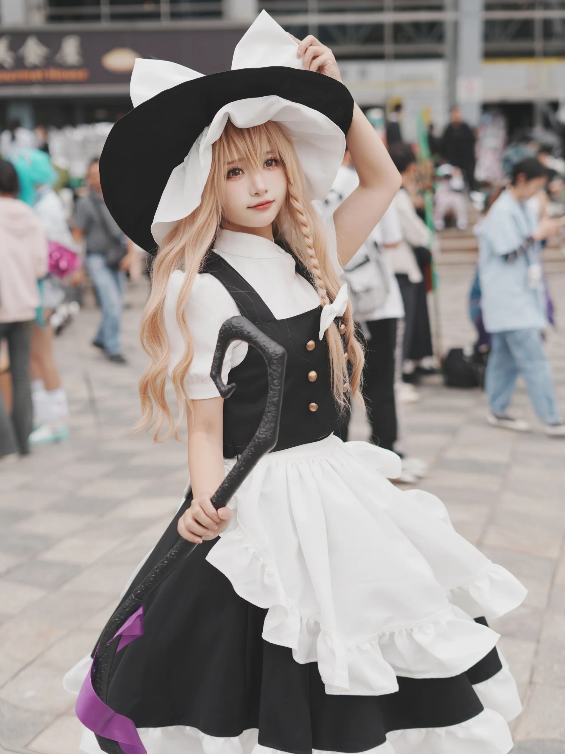 【雾雨魔理沙cos】东方project场照动作分享 - 第 5 张