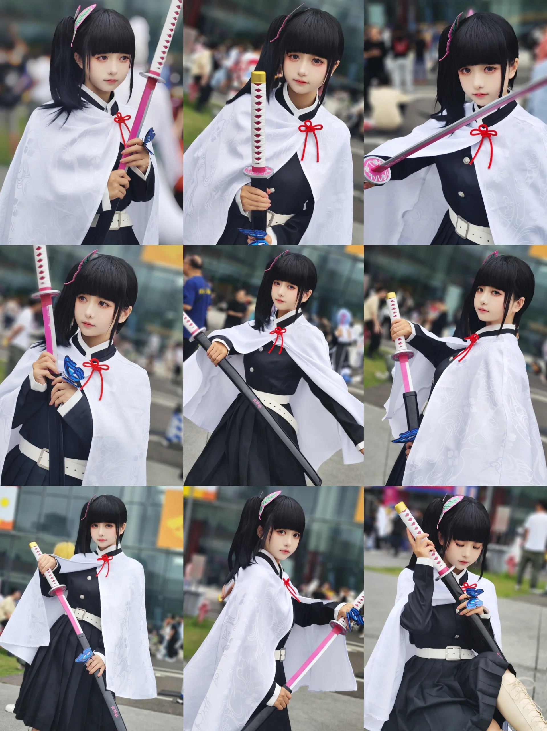 【栗花落香奈乎cos】鬼灭之刃漫展场照动作分享 - 第 1 张