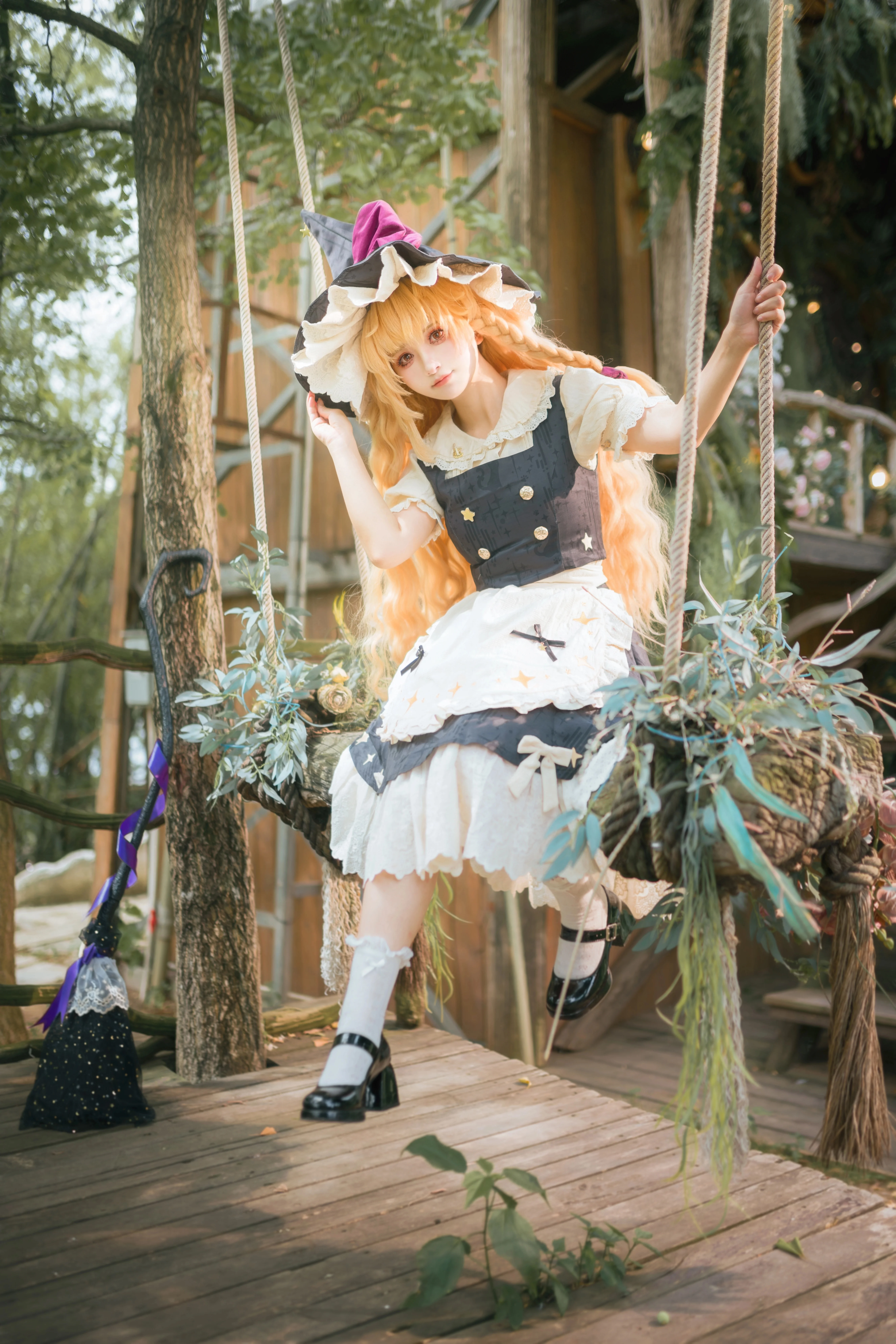 【雾雨魔理沙cos】东方project魔法使的林地日常记录 - 第 4 张
