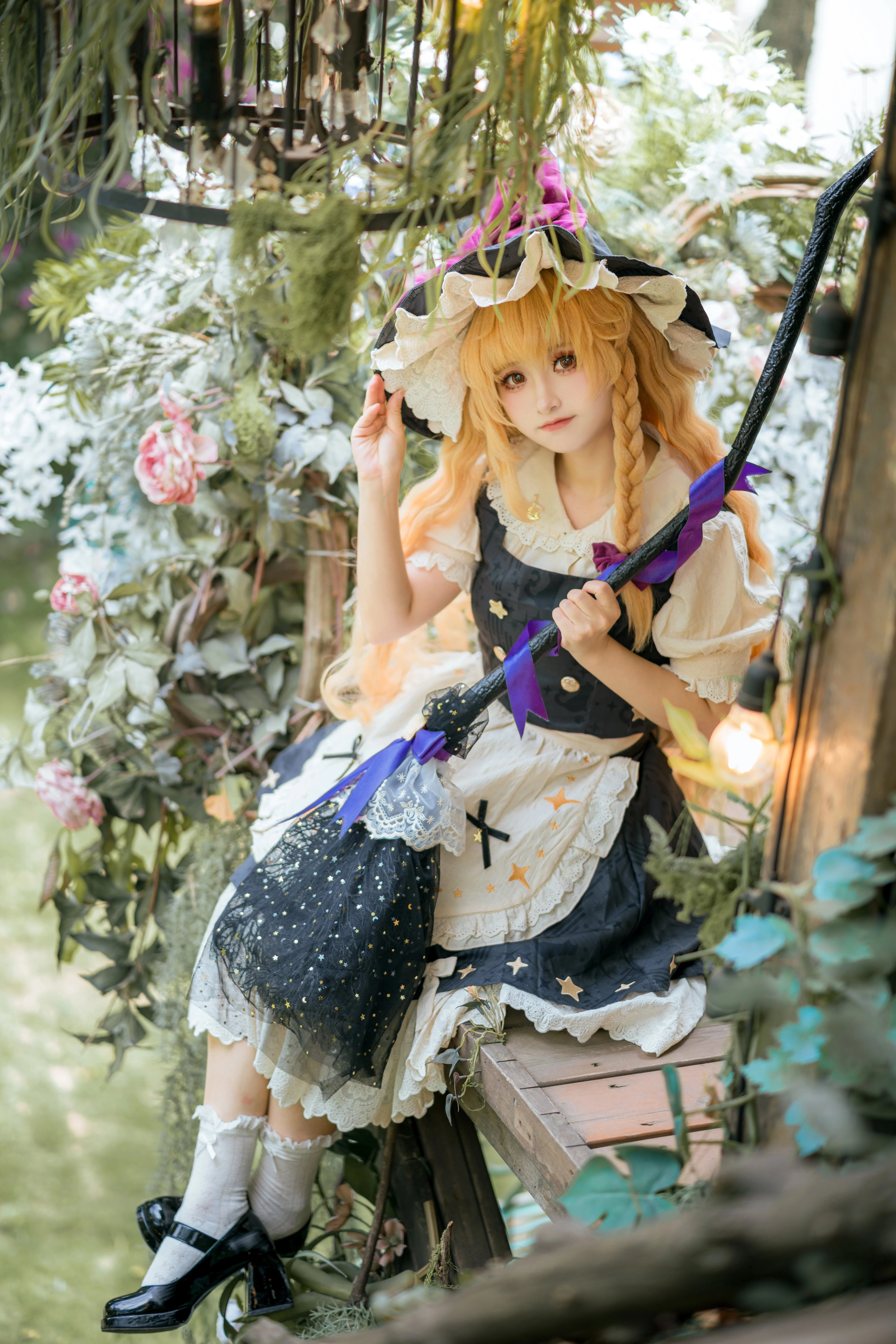 【雾雨魔理沙cos】东方project魔法使的林地日常记录 - 第 5 张