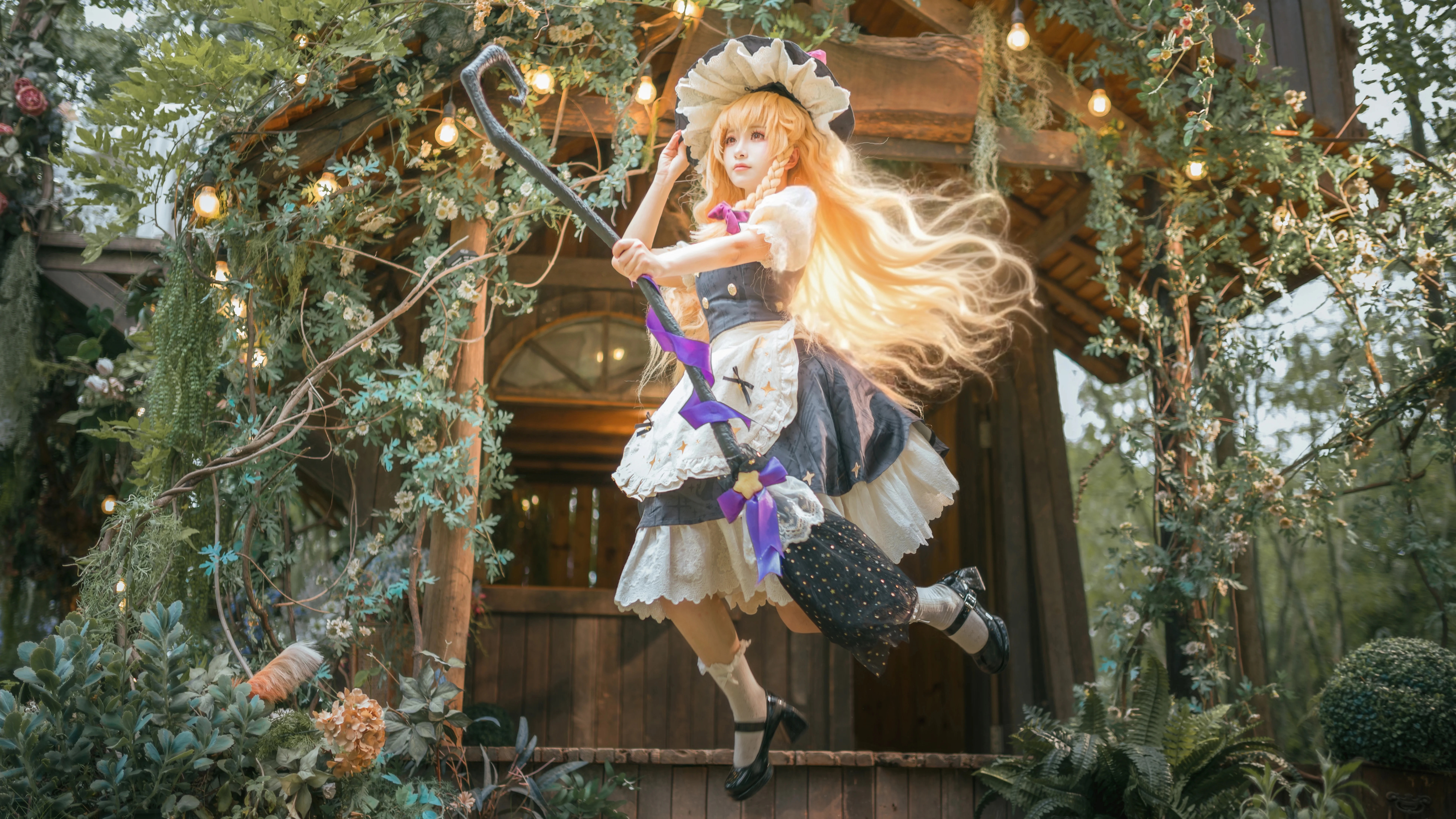 【雾雨魔理沙cos】东方project魔法使的林地日常记录 - 第 8 张