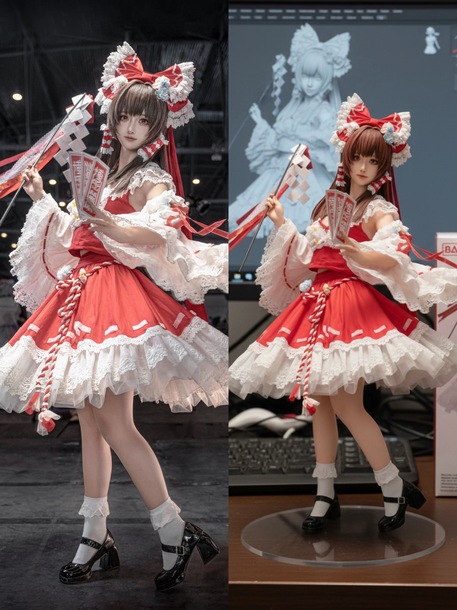 【博麗靈夢cos】東方project的紅白巫女，從漫展到小手辦 - 第 1 張