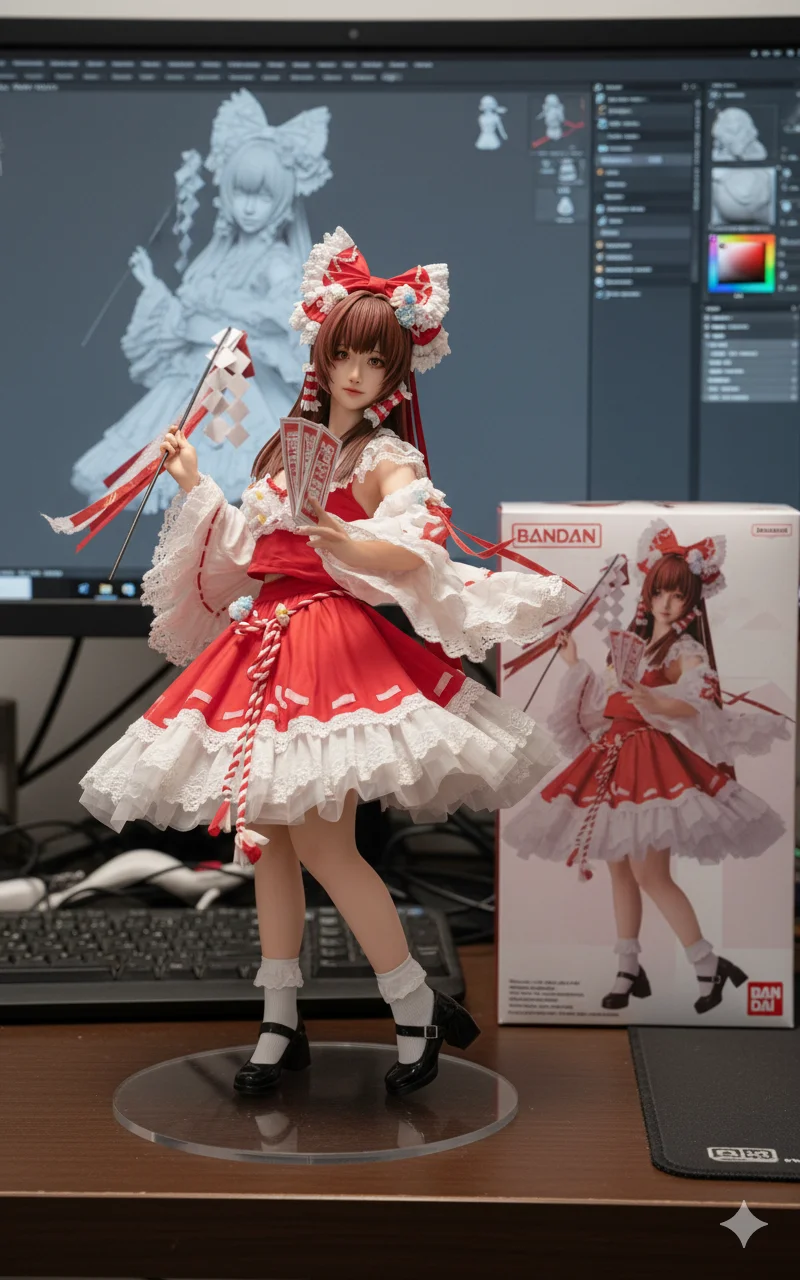 【博麗靈夢cos】東方project的紅白巫女，從漫展到小手辦 - 第 3 張