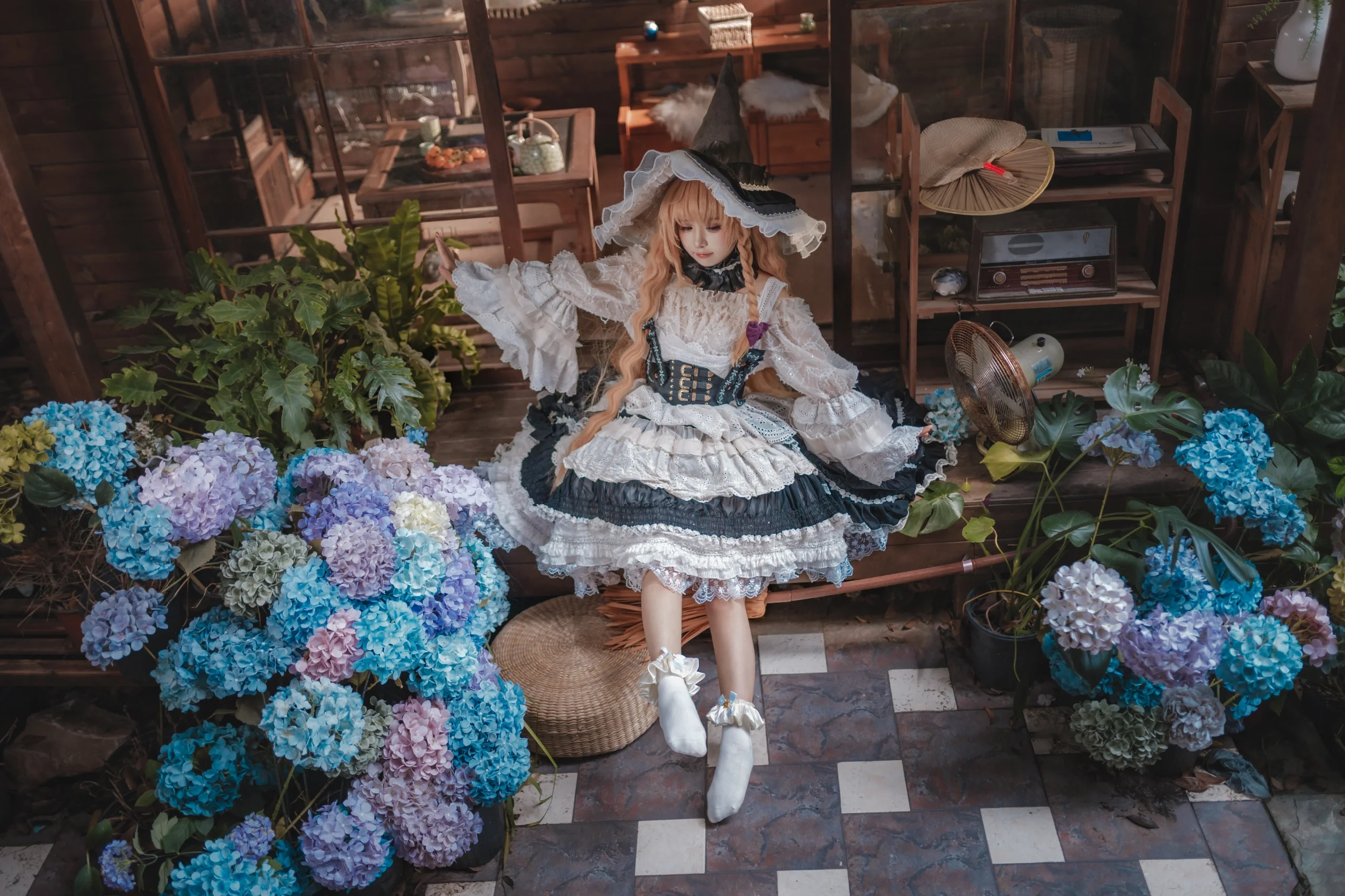 【魔理沙cos】东方project二设还原，横画幅里的午后魔法使 - 第 2 张