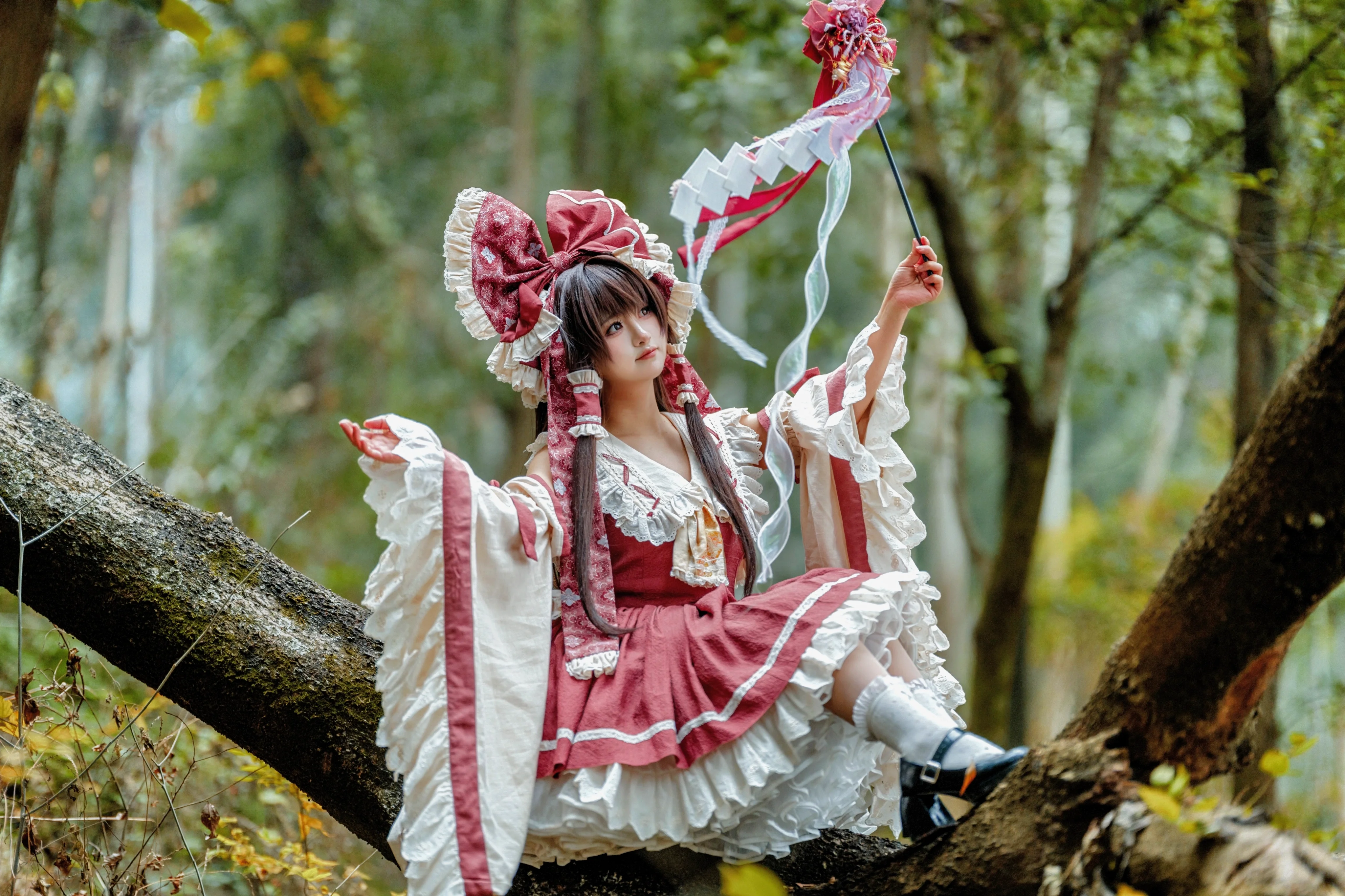 【博丽灵梦cos】幻想乡的午后摸鱼日常 - 第 6 张