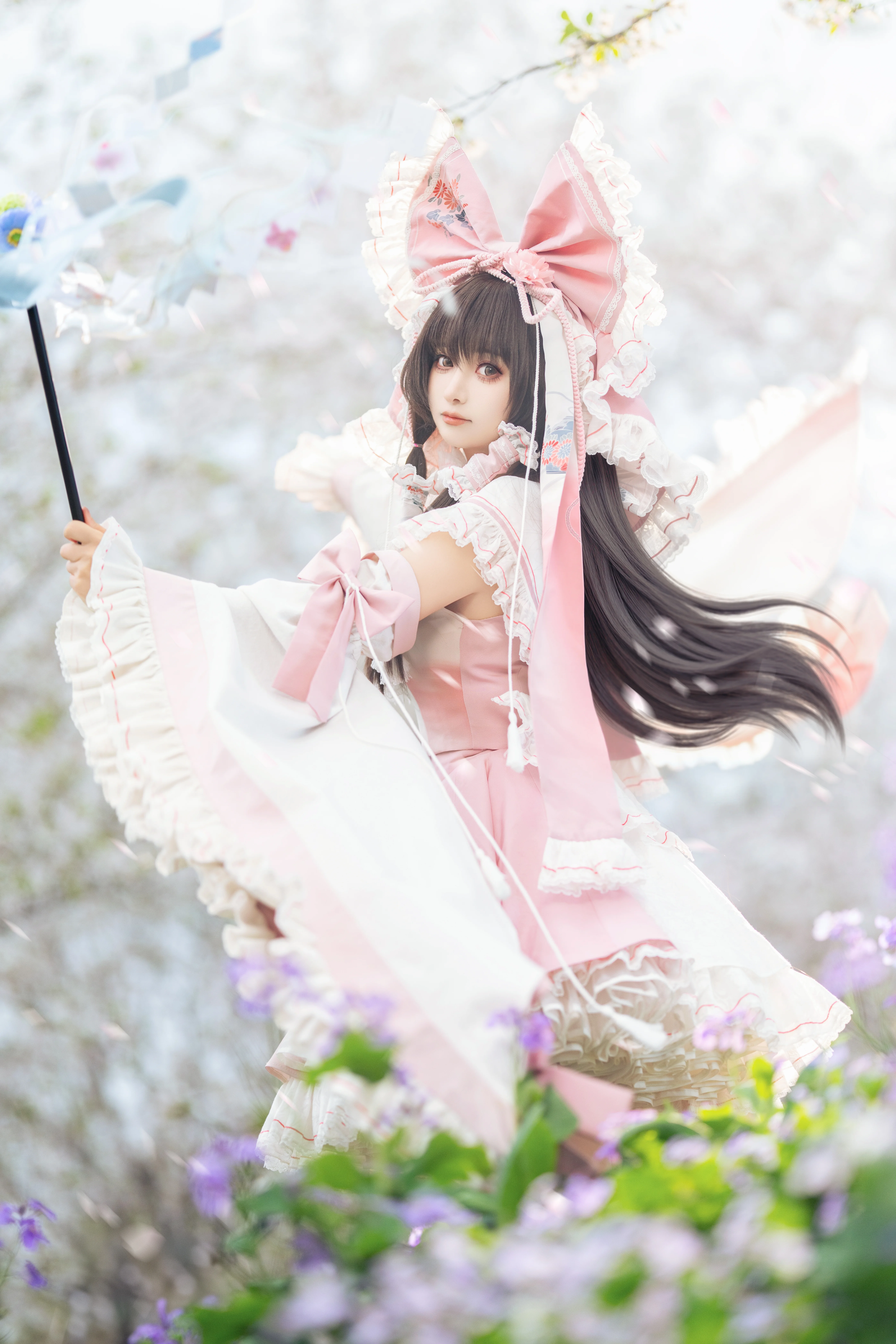 【博丽灵梦cos】春日樱色与东方Project的邂逅 - 第 1 张