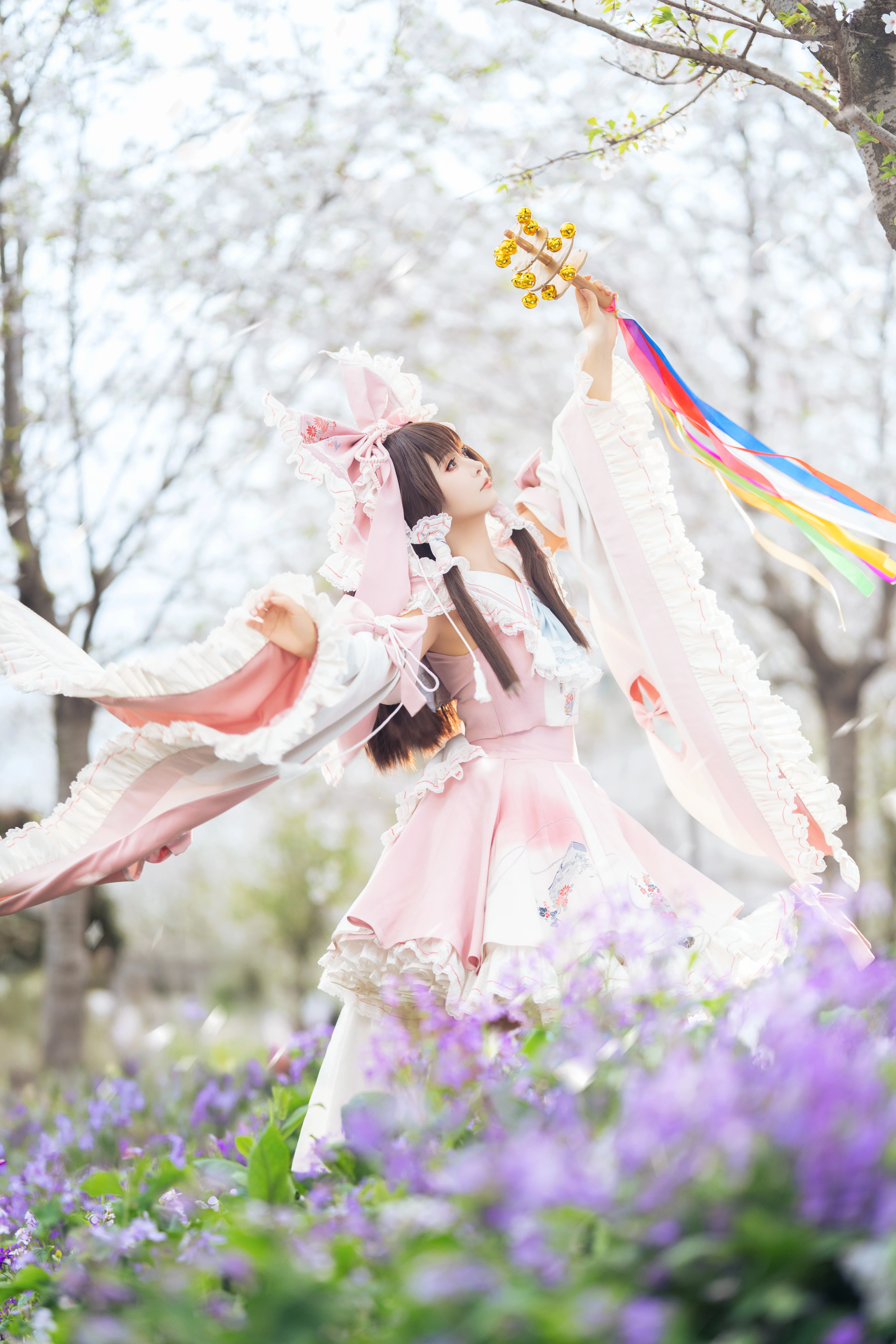 【博丽灵梦cos】春日樱色与东方Project的邂逅 - 第 2 张