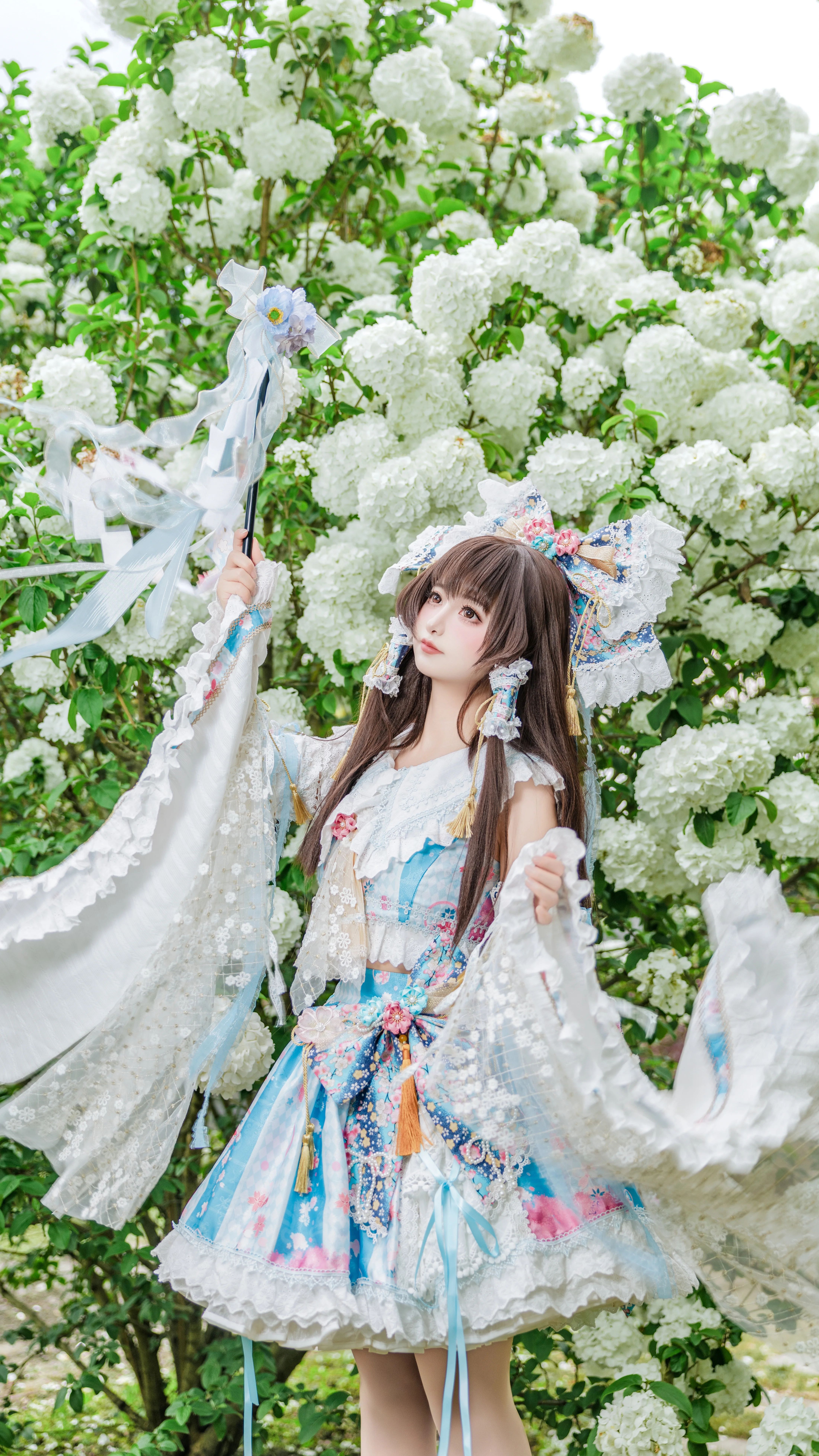 【博丽灵梦cos】幻想乡的无尽夏日在花海中绽放