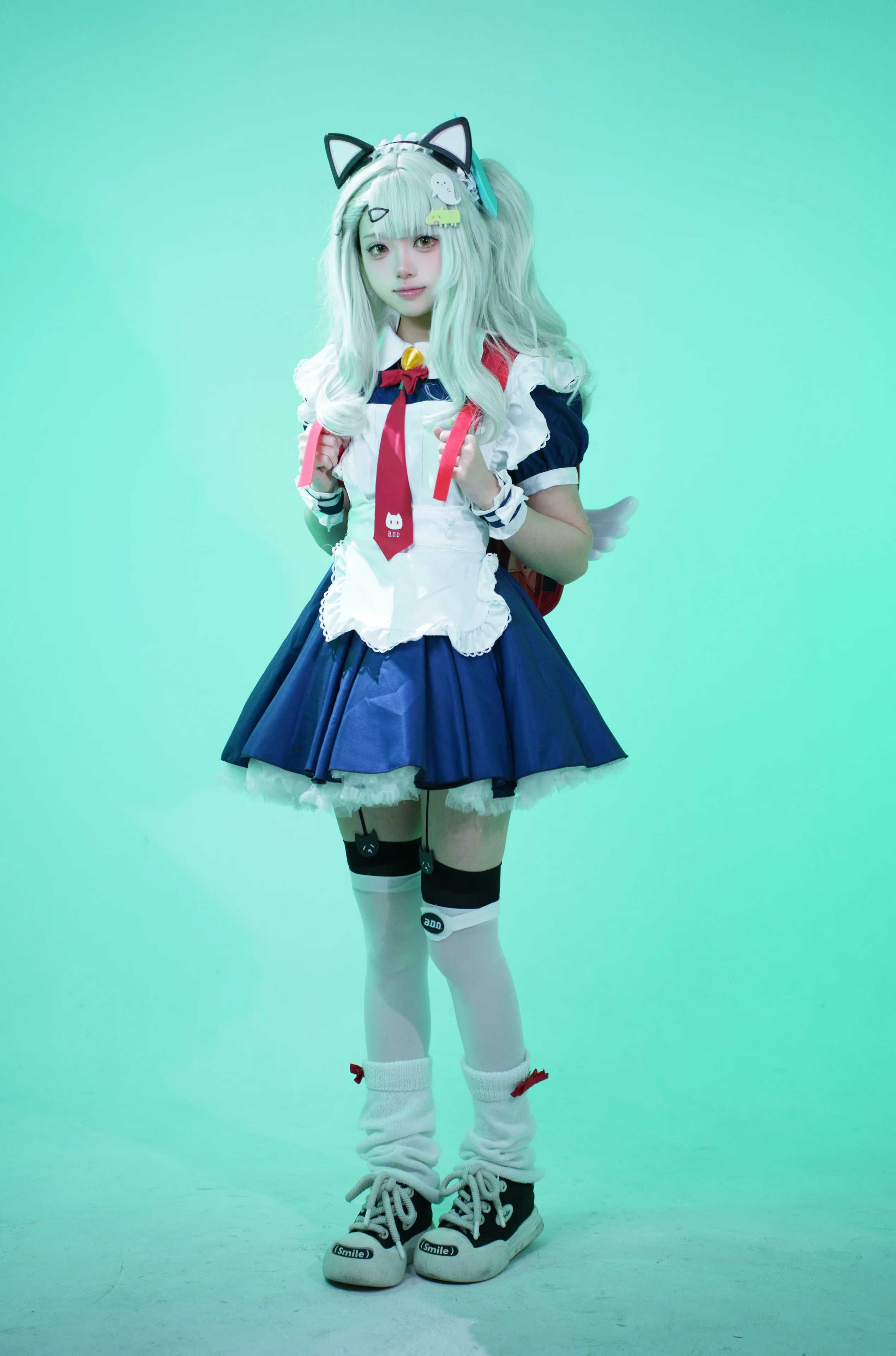 【千夏cos】绝区零萌妹穿搭与活力拍照姿势分享 - 第 9 张