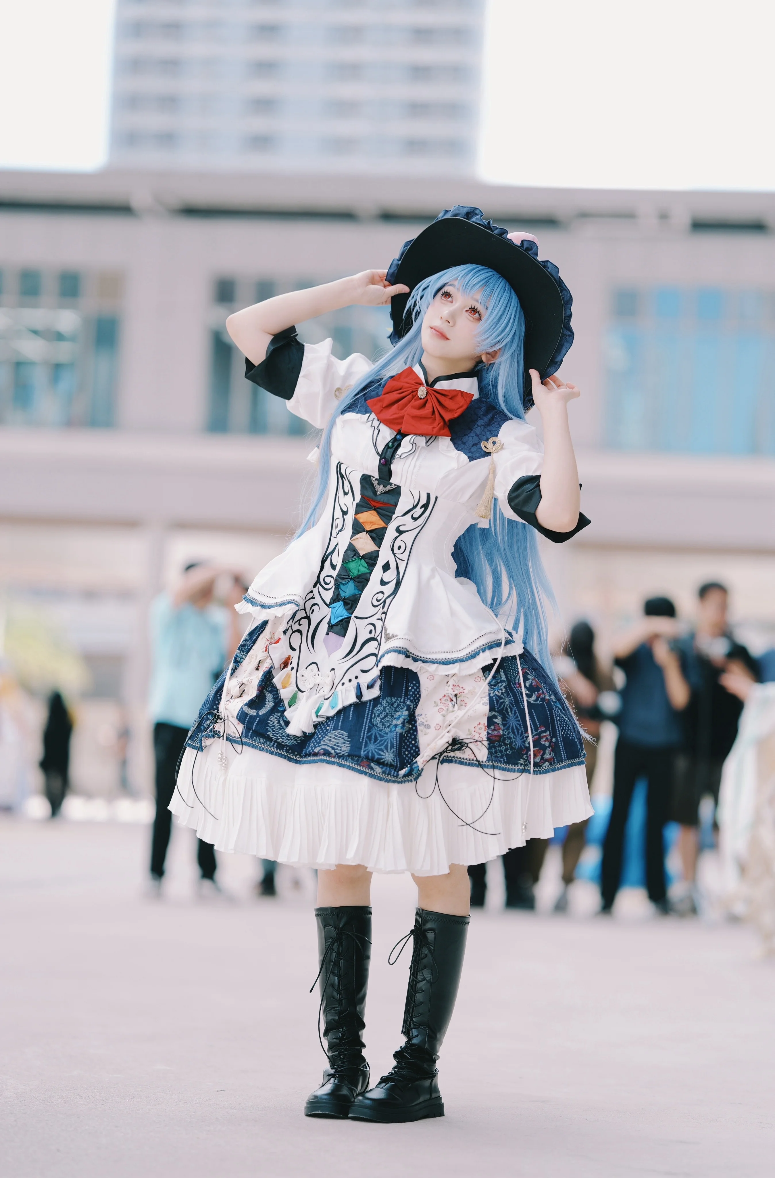 [Tenshi Hinanawi cosplay] Touhou Project: The daily photoshoot of the Master of Heaven - Image 2