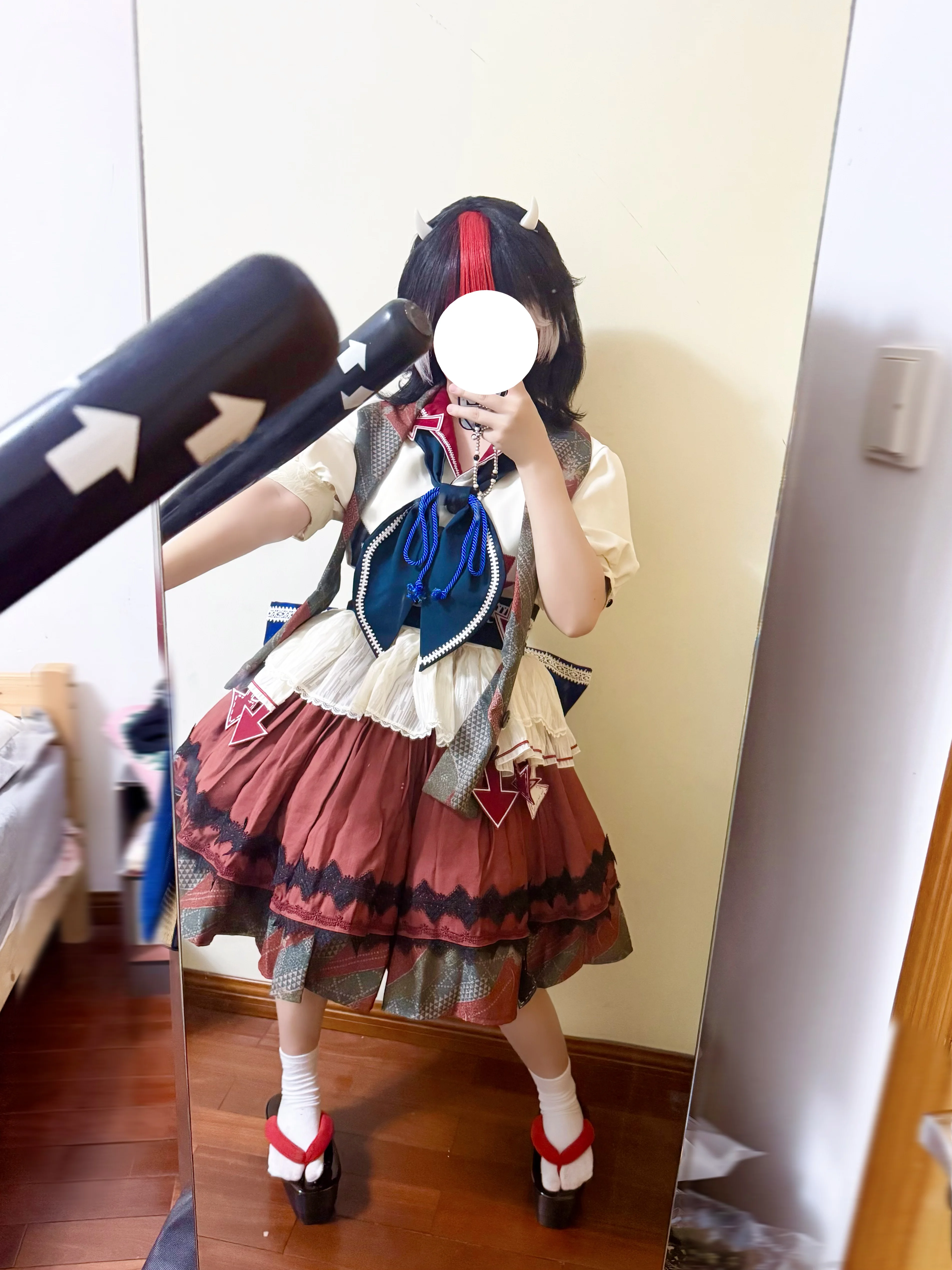 【鬼人正邪cos】东方Project天邪鬼试衣过程记录 - 第 1 张