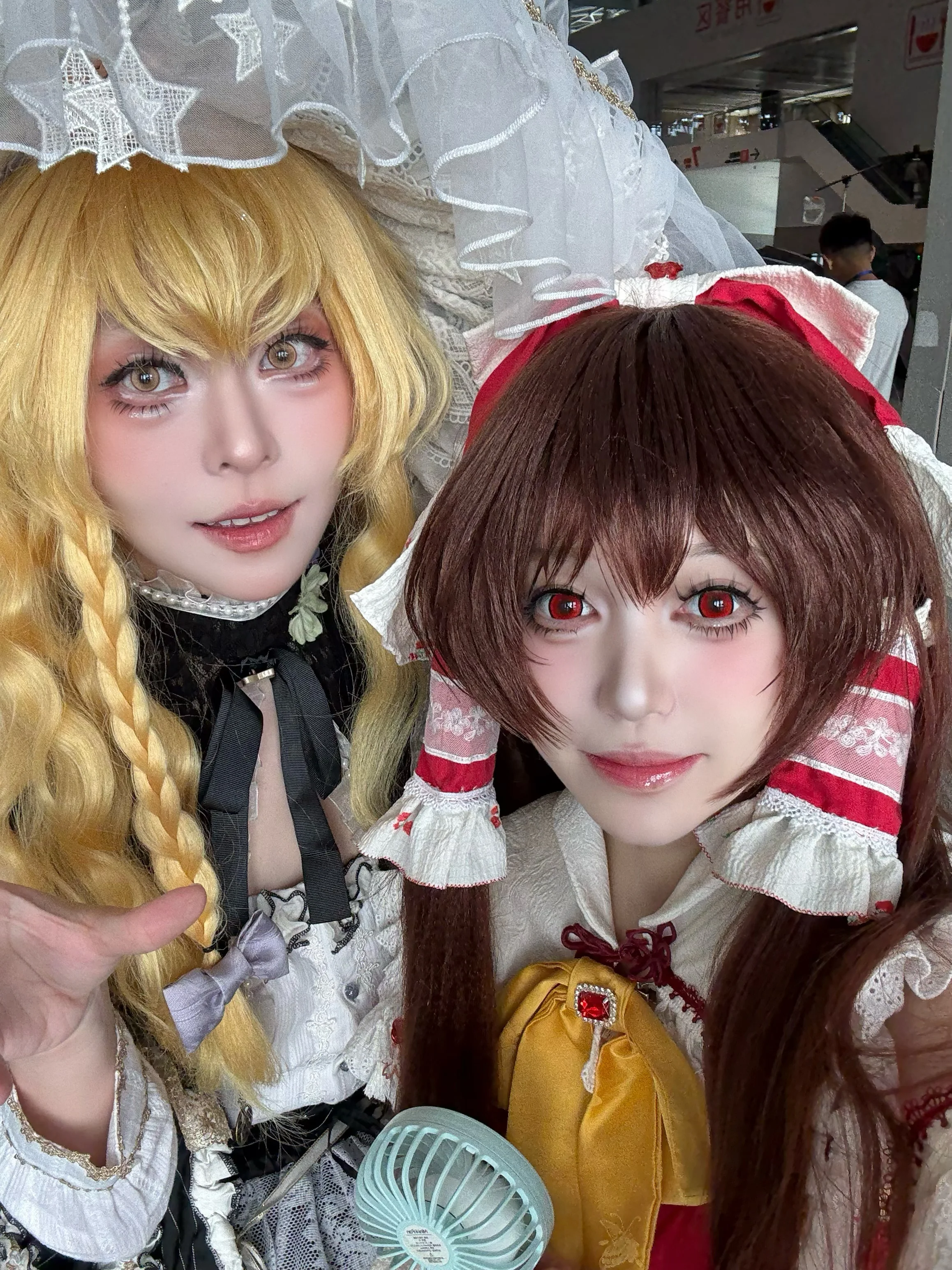 【博丽灵梦帕秋莉古明地恋cos】东方Project的国庆幕后记录 - 第 4 张