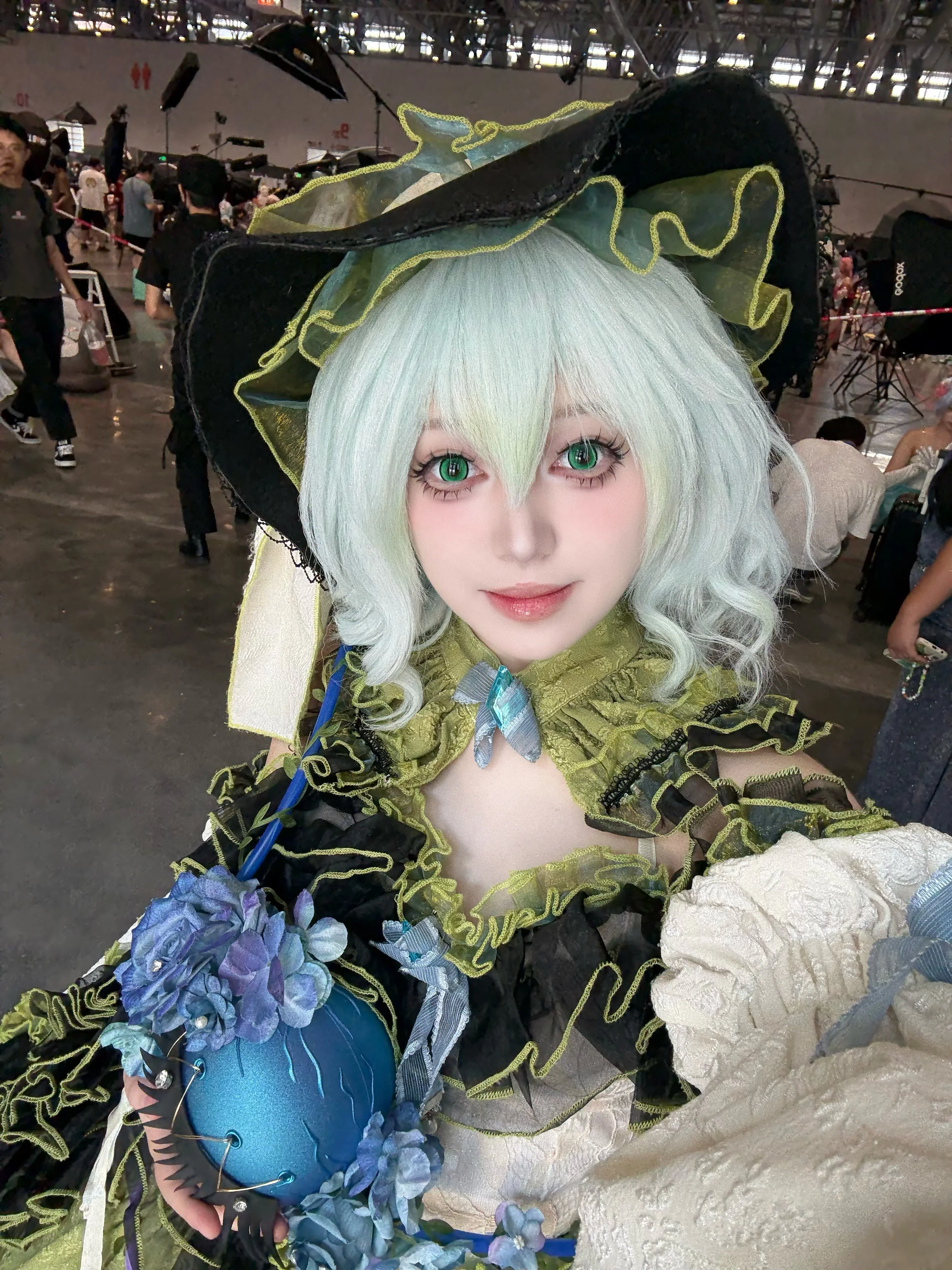 【博丽灵梦帕秋莉古明地恋cos】东方Project的国庆幕后记录 - 第 5 张