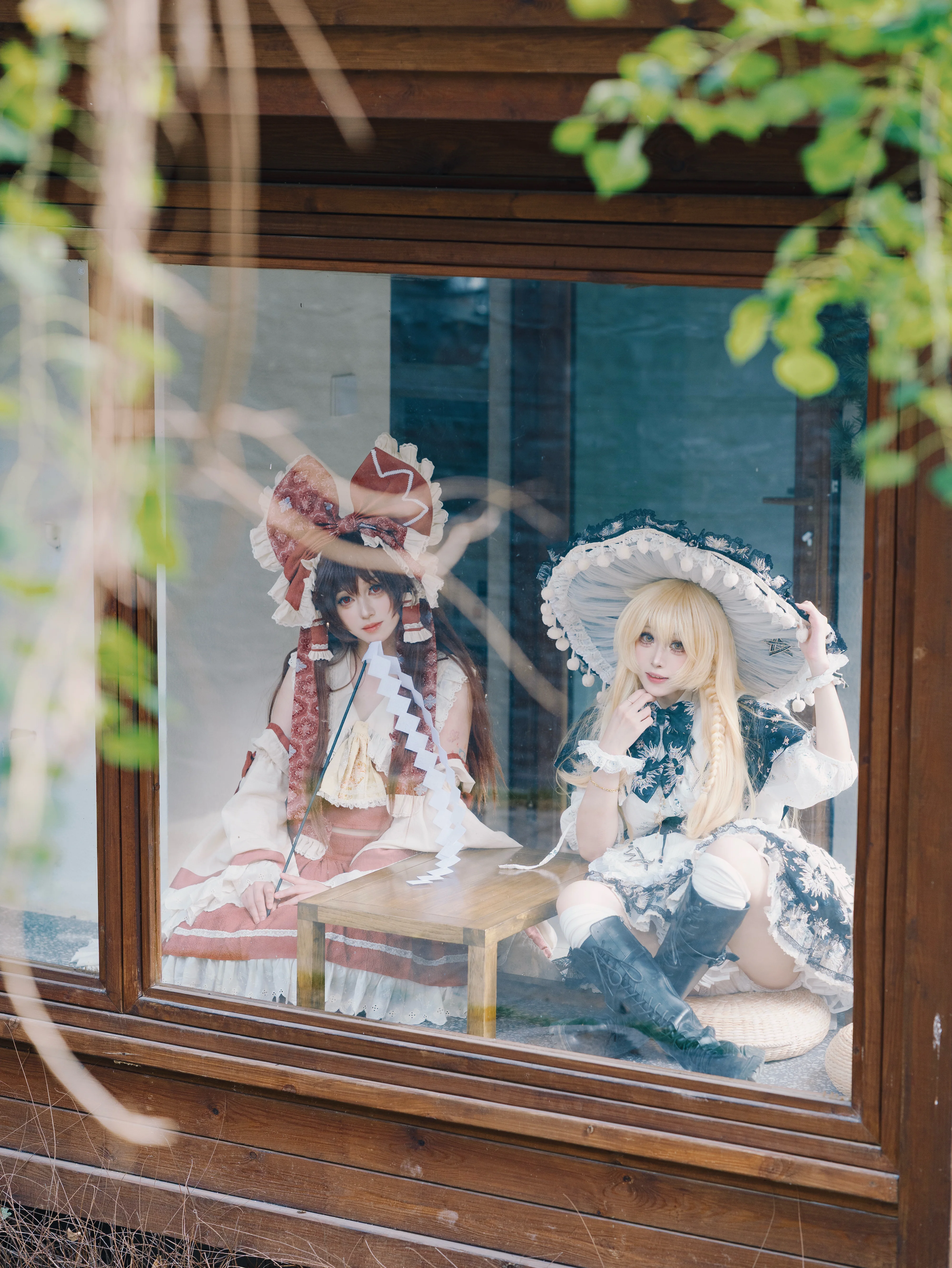 【博丽灵梦cos】东方Project，红白巫女与黑白魔法师的庭院记录 - 第 4 张