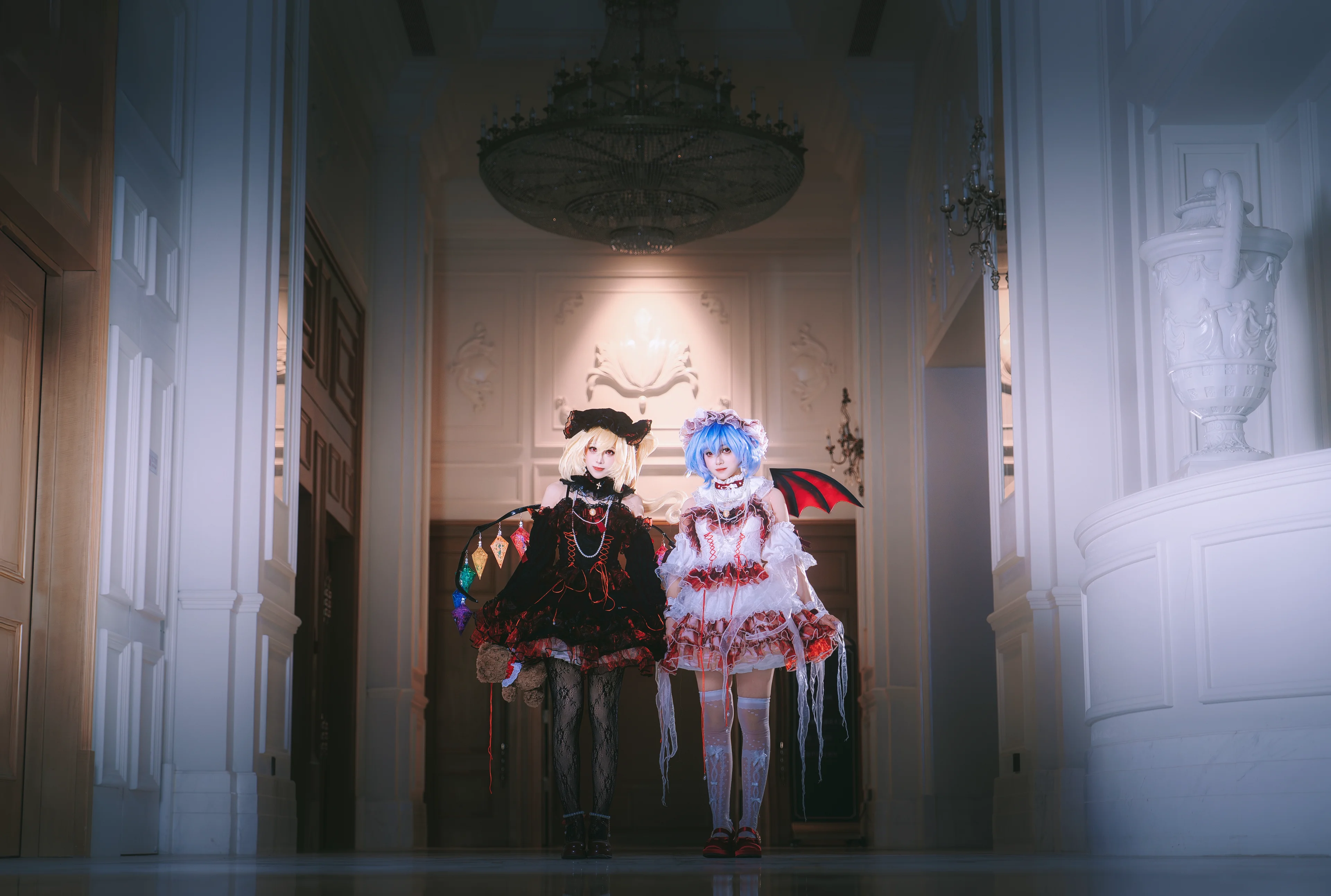 【蕾米莉亚&芙兰朵露cos】东方project红魔馆双子永夜序曲正片 - 第 5 张